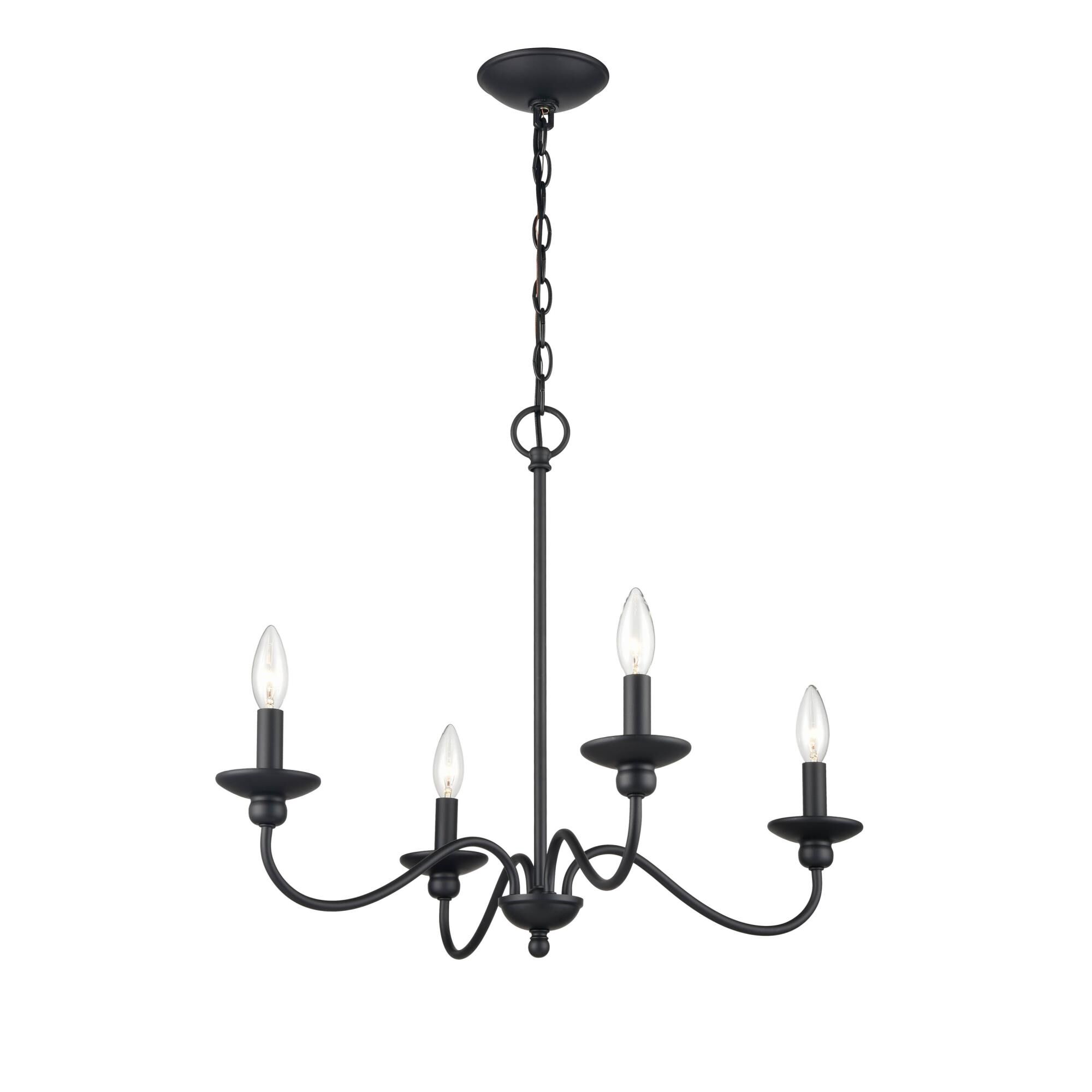 Delvona 24 Inch 4 Light Chandelier by Millennium Lighting