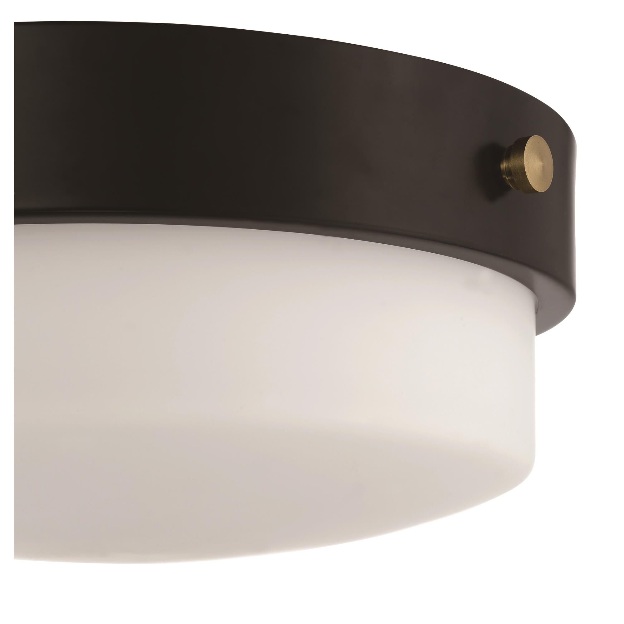 Oak Street 11 Inch 2 Light Flush Mount by Craftmade