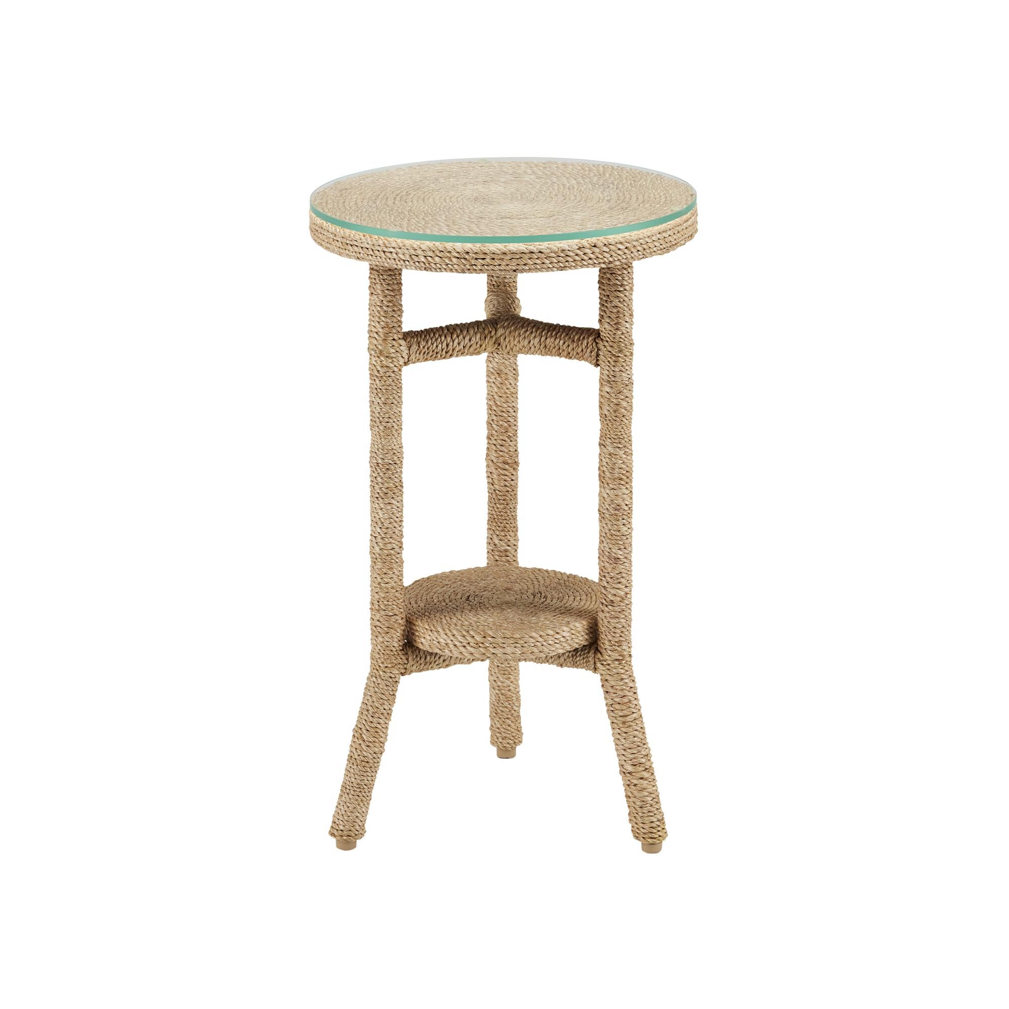 Shown in Natural Rope/Clear Glass finish