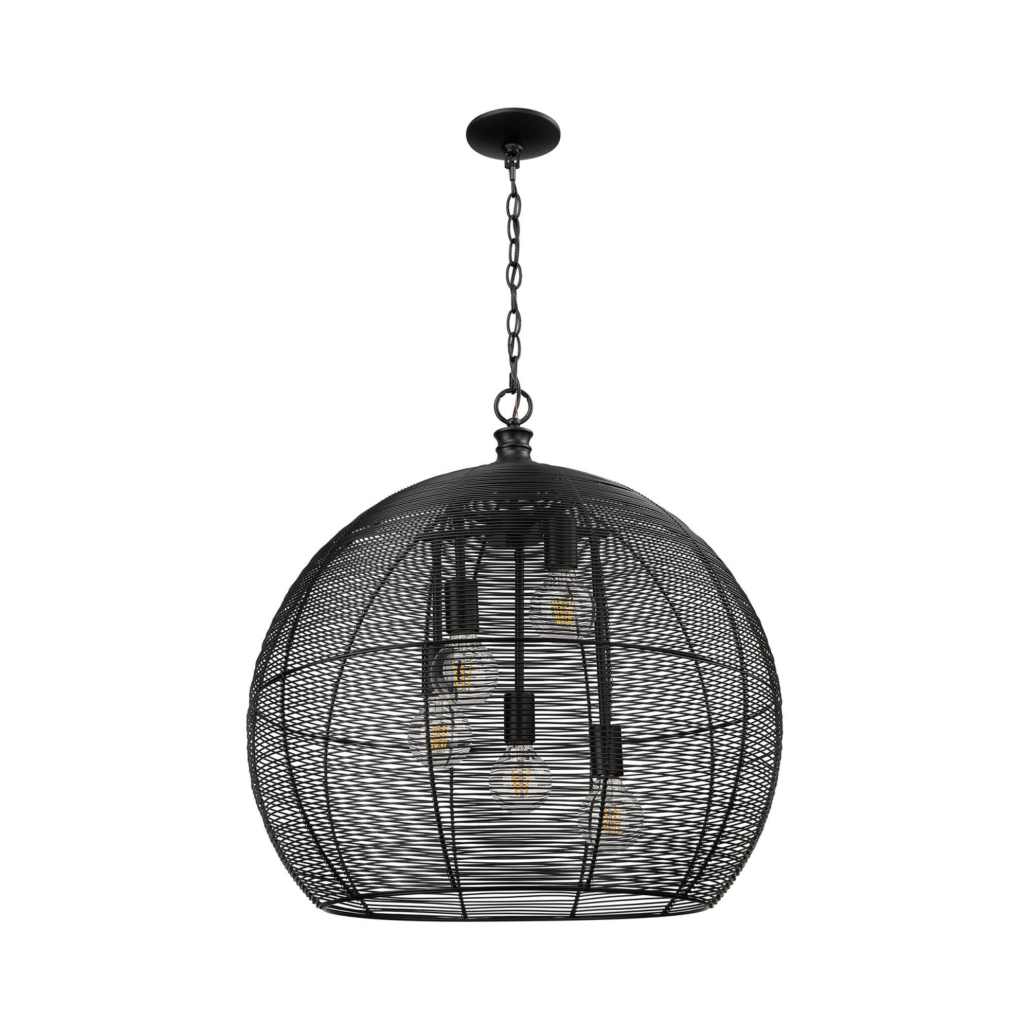 Calypso 25 Inch Large Pendant by Golden Lighting