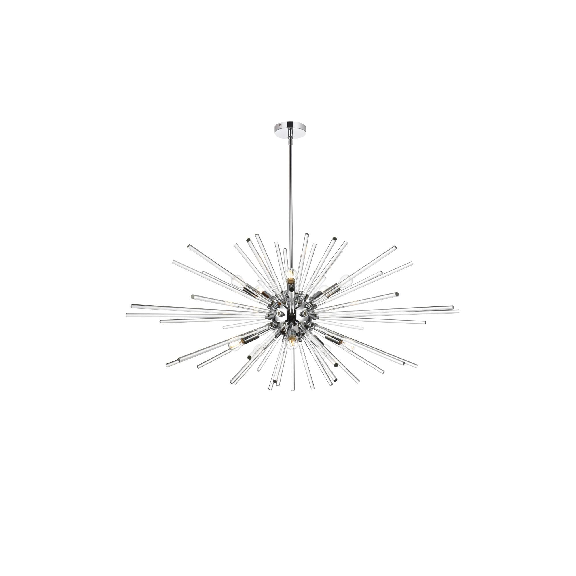 Sienna 46 Inch 10 Light Chandelier by Elegant Lighting