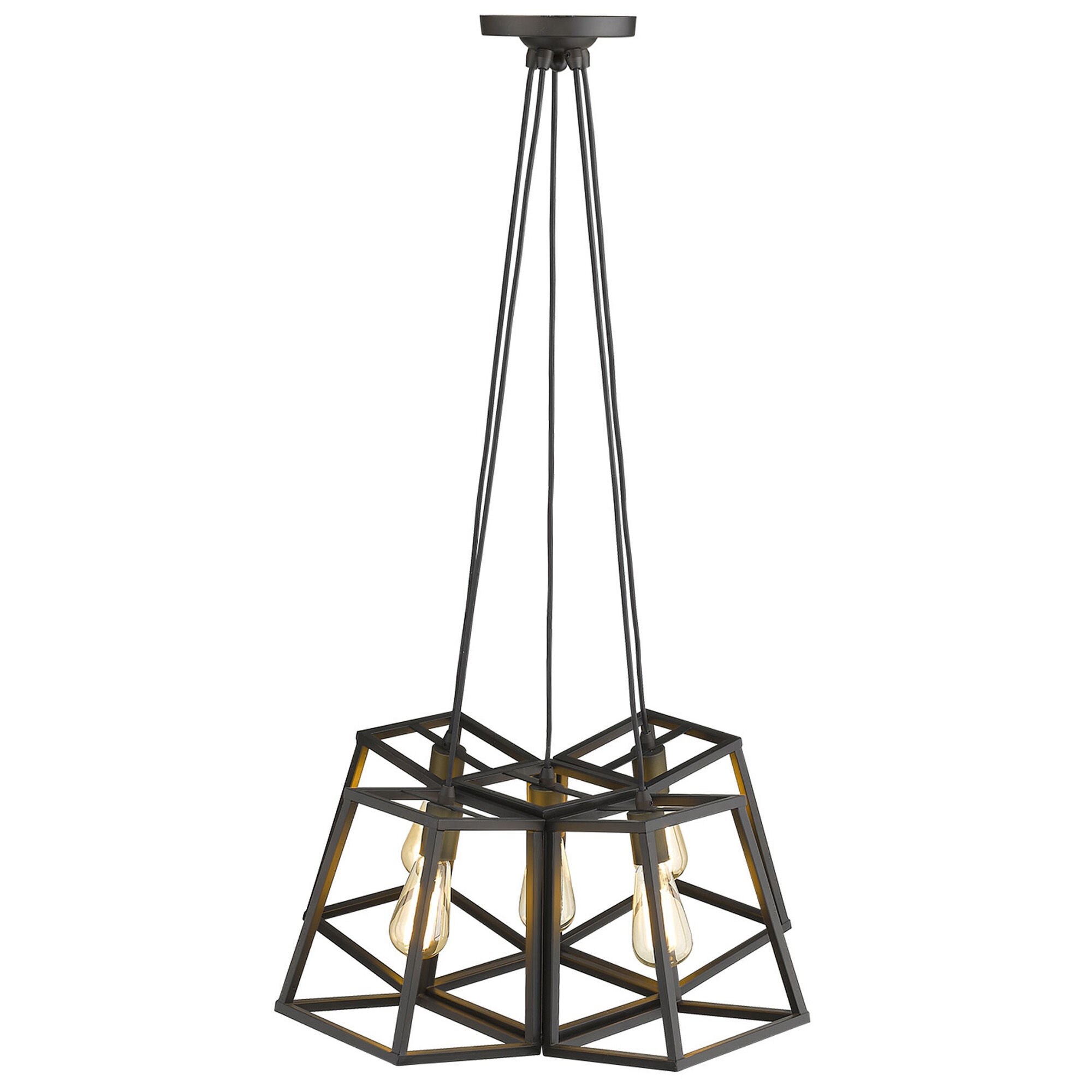 Shown in Oil-Rubbed Bronze finish and -- glass and -- shade