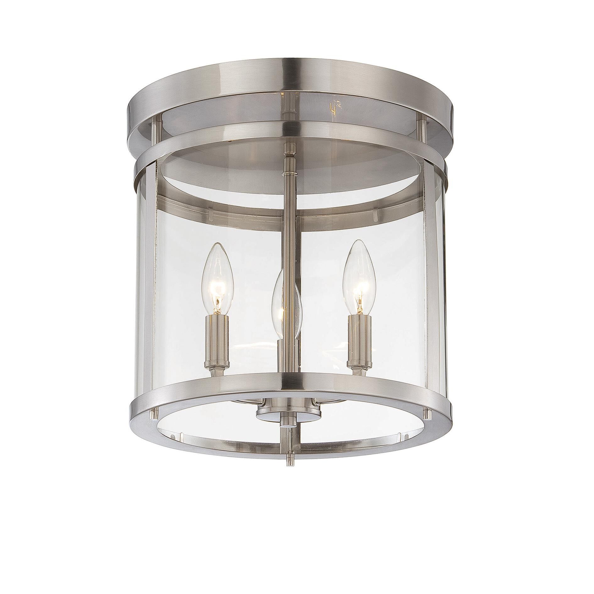 Penrose 12 Inch 3 Light Semi Flush Mount by Savoy House