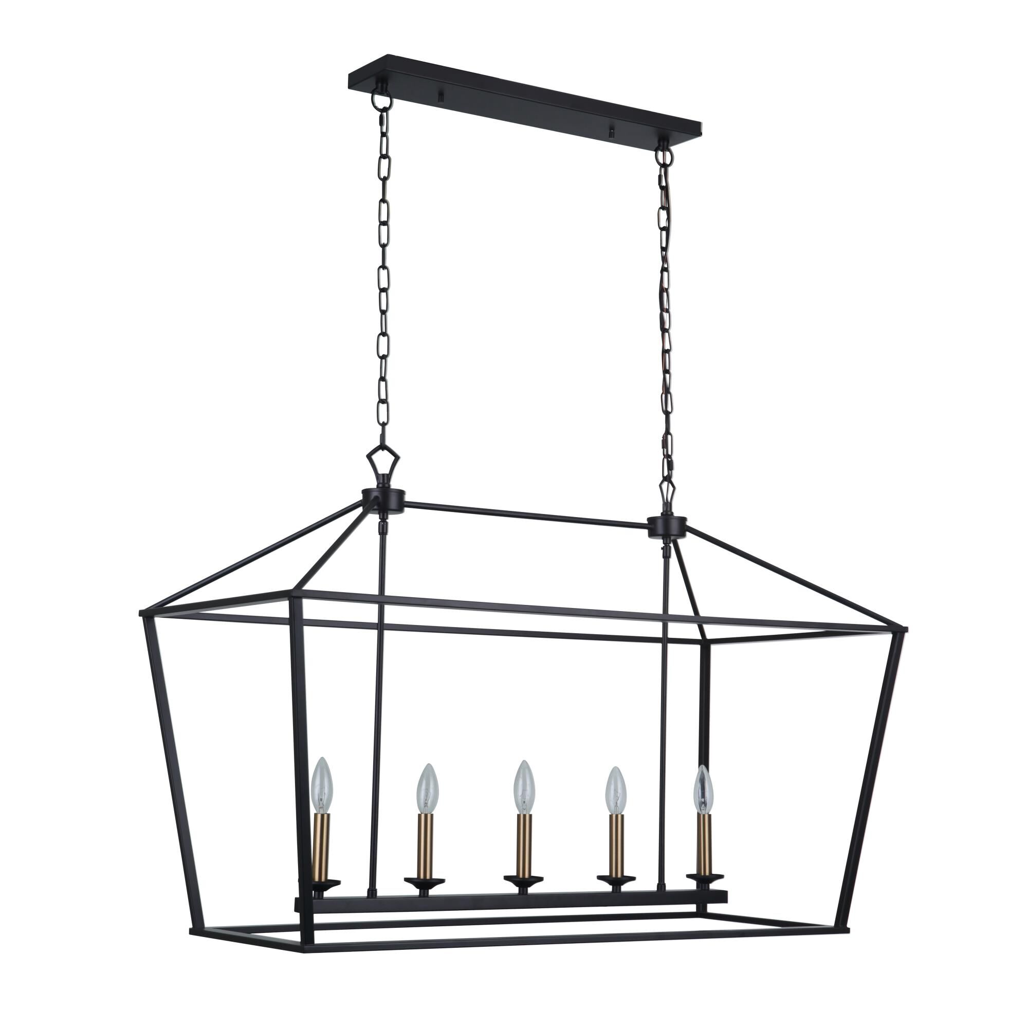 Flynt 40 Inch 5 Light Linear Suspension Light by Craftmade