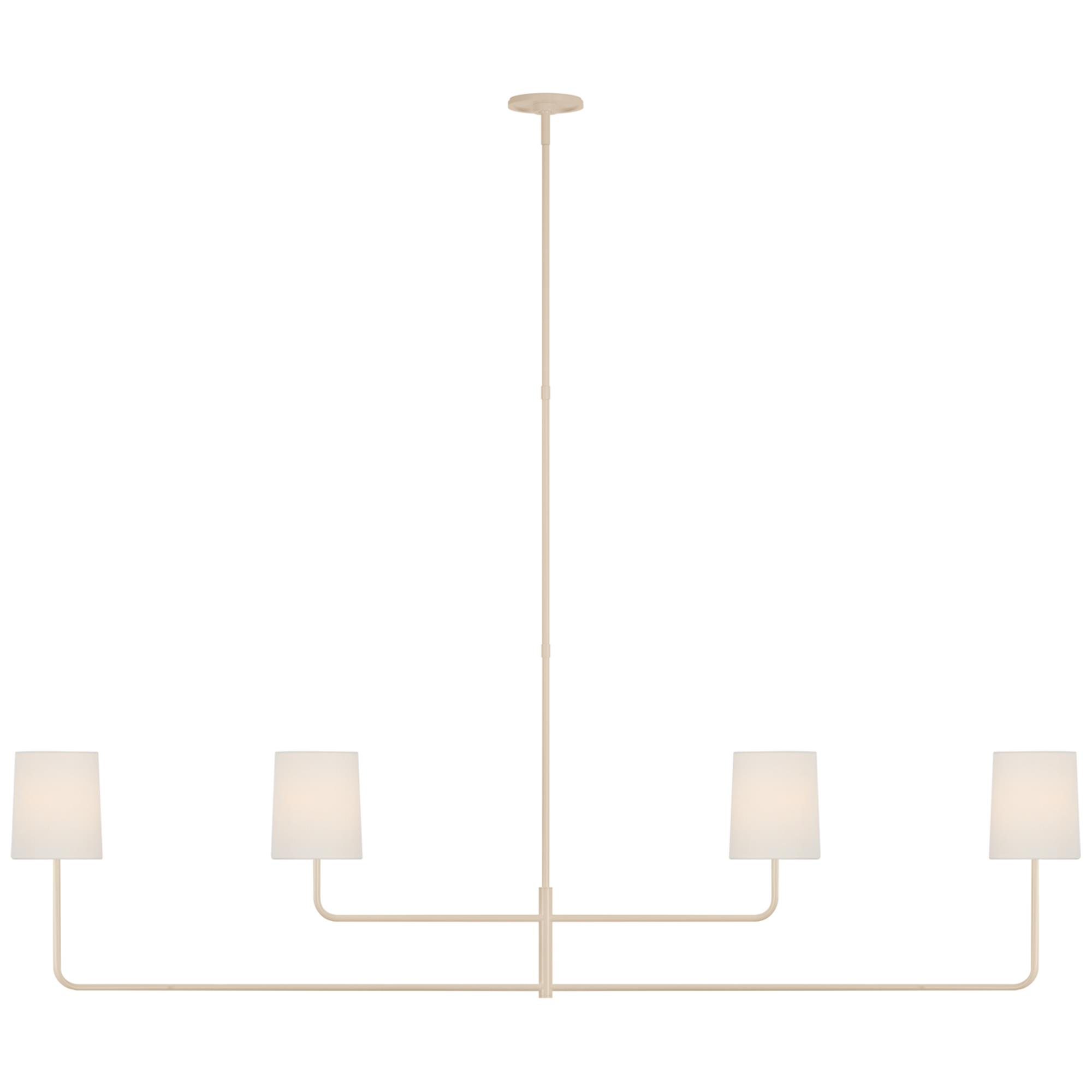 Shown in China White finish and Linen shade