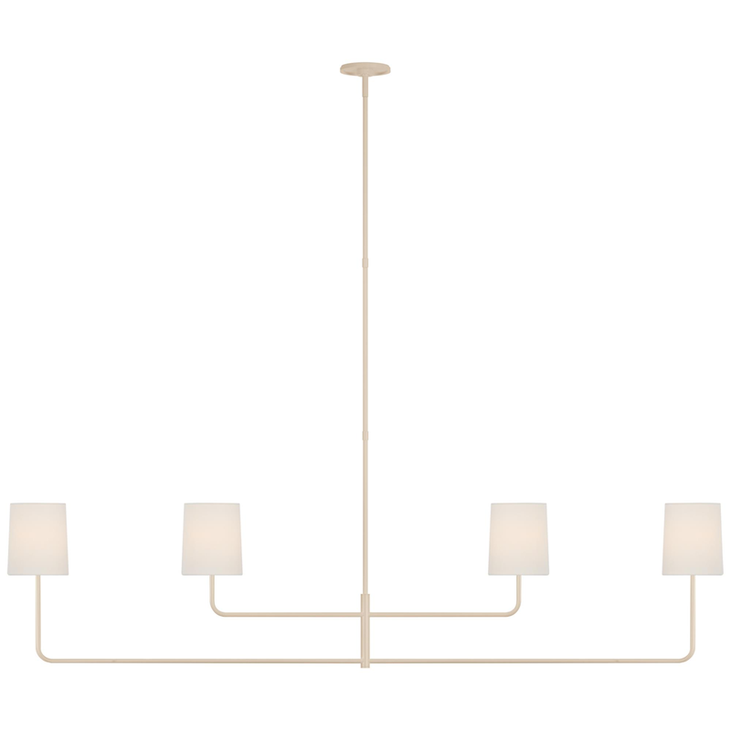 Barbara Barry Go Lightly 70 Inch 4 Light LED Linear Suspension Light by Visual Comfort Signature Collection