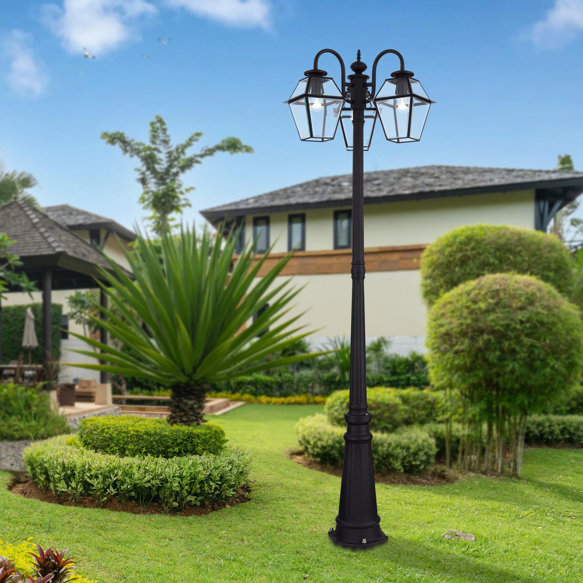 Westover 80 Inch Outdoor Post Lamp by Livex Lighting