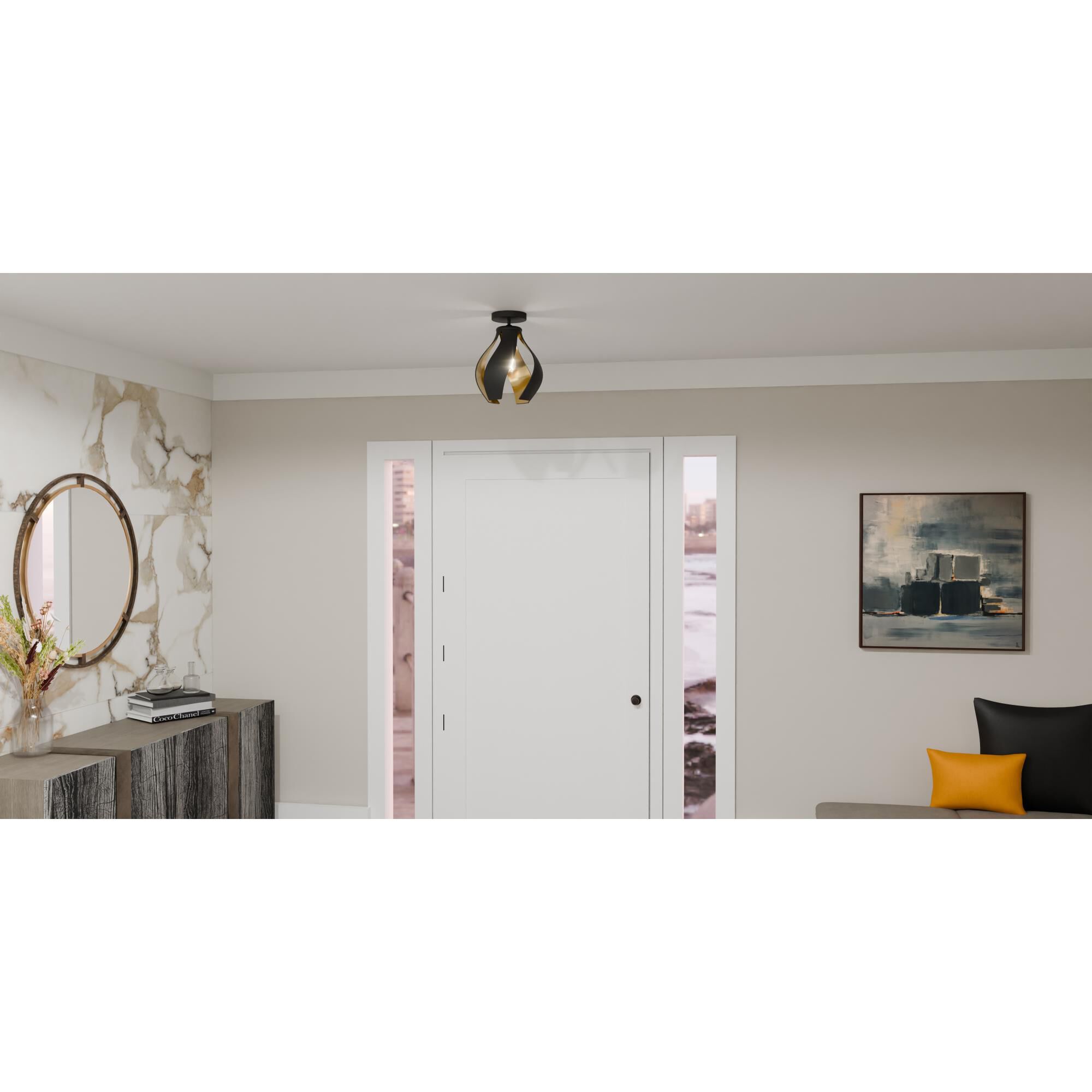 Shown in Matte Black finish and Metal shade