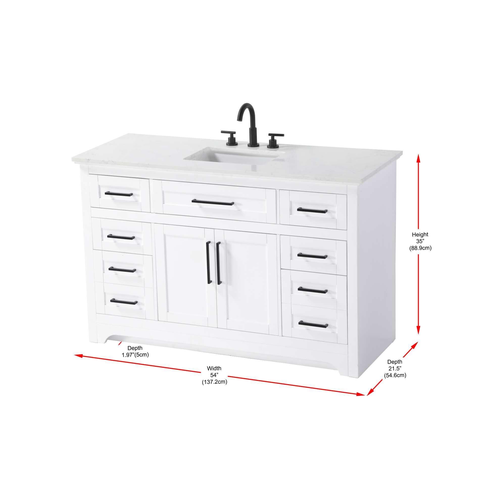 Shown in White finish