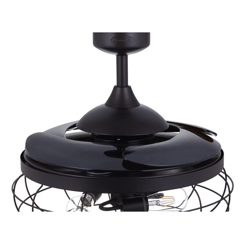 Industri 48 Inch Ceiling Fan with Light Kit by Beacon Lighting