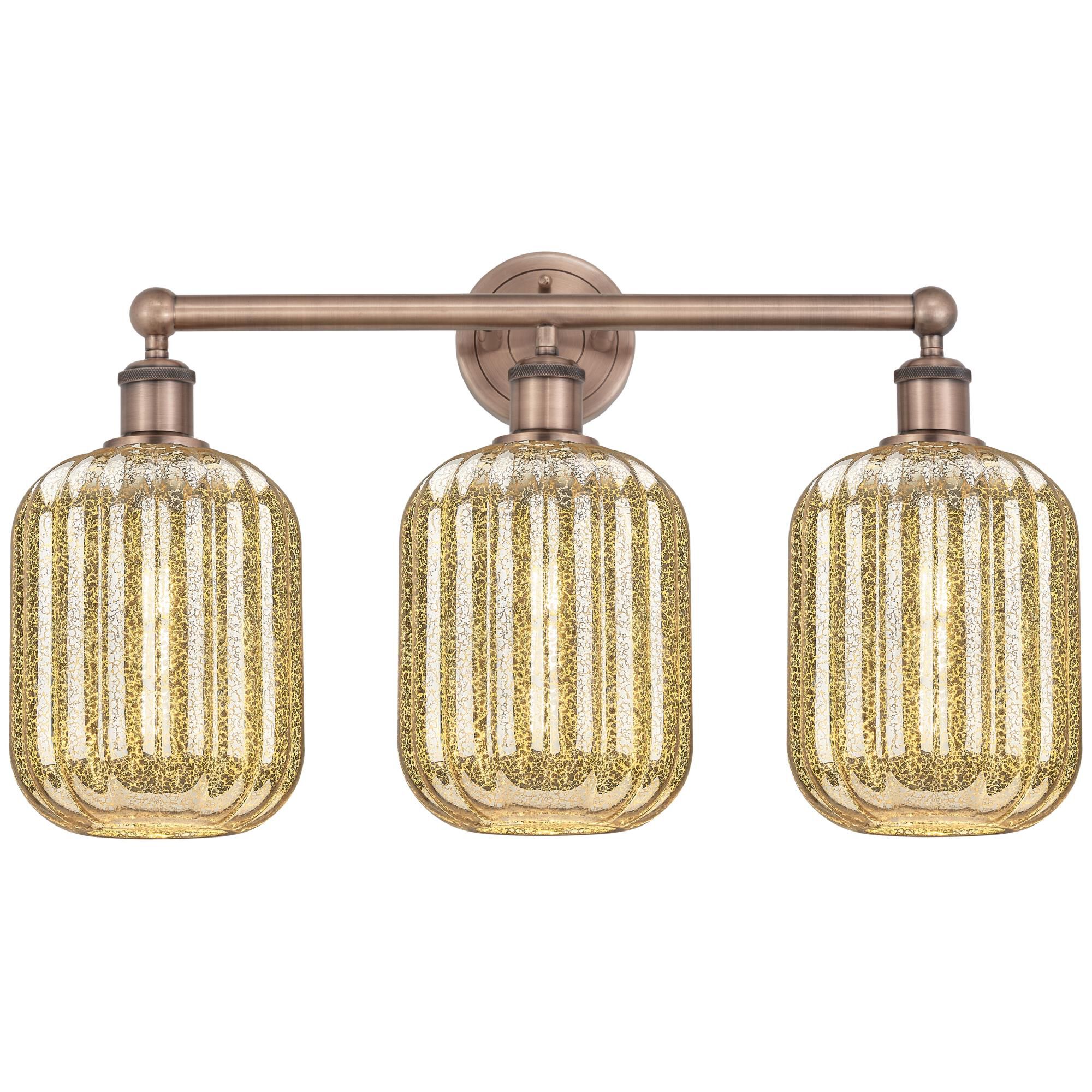 Shown in Antique Copper finish and Mercury glass