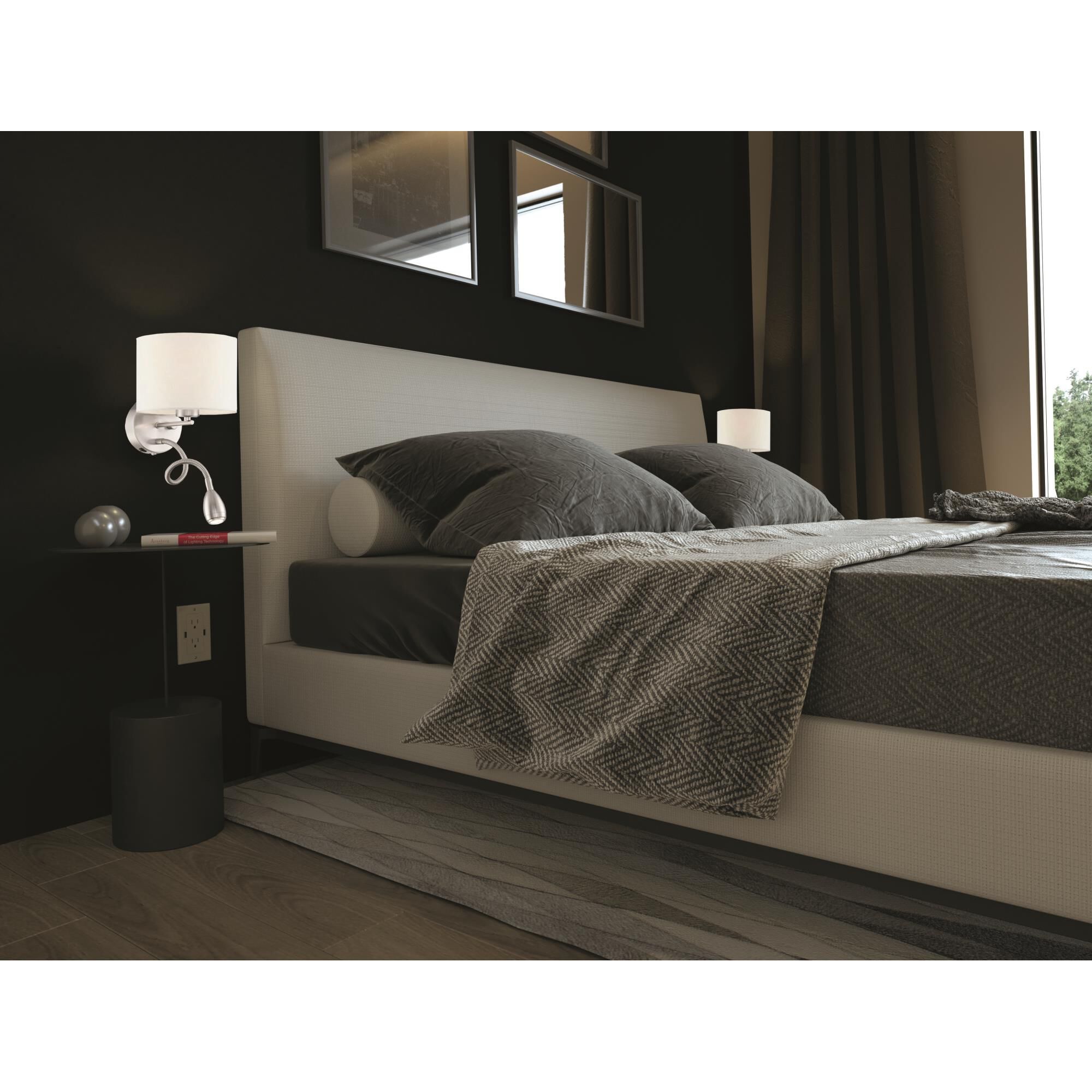 Shown in White finish