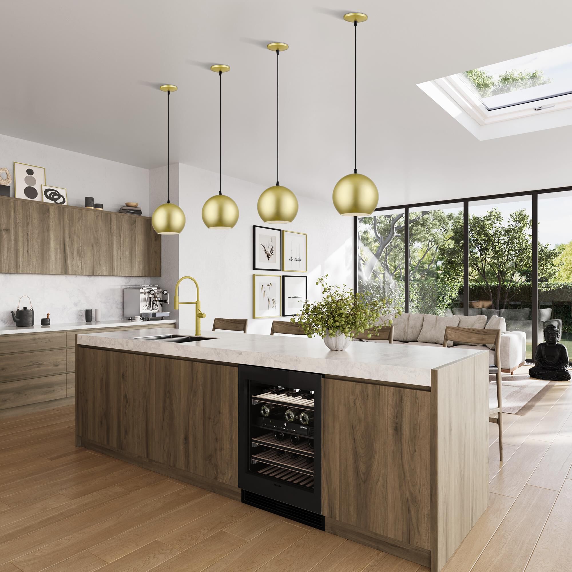 Kuppola 9 Inch Mini Pendant by Livex Lighting