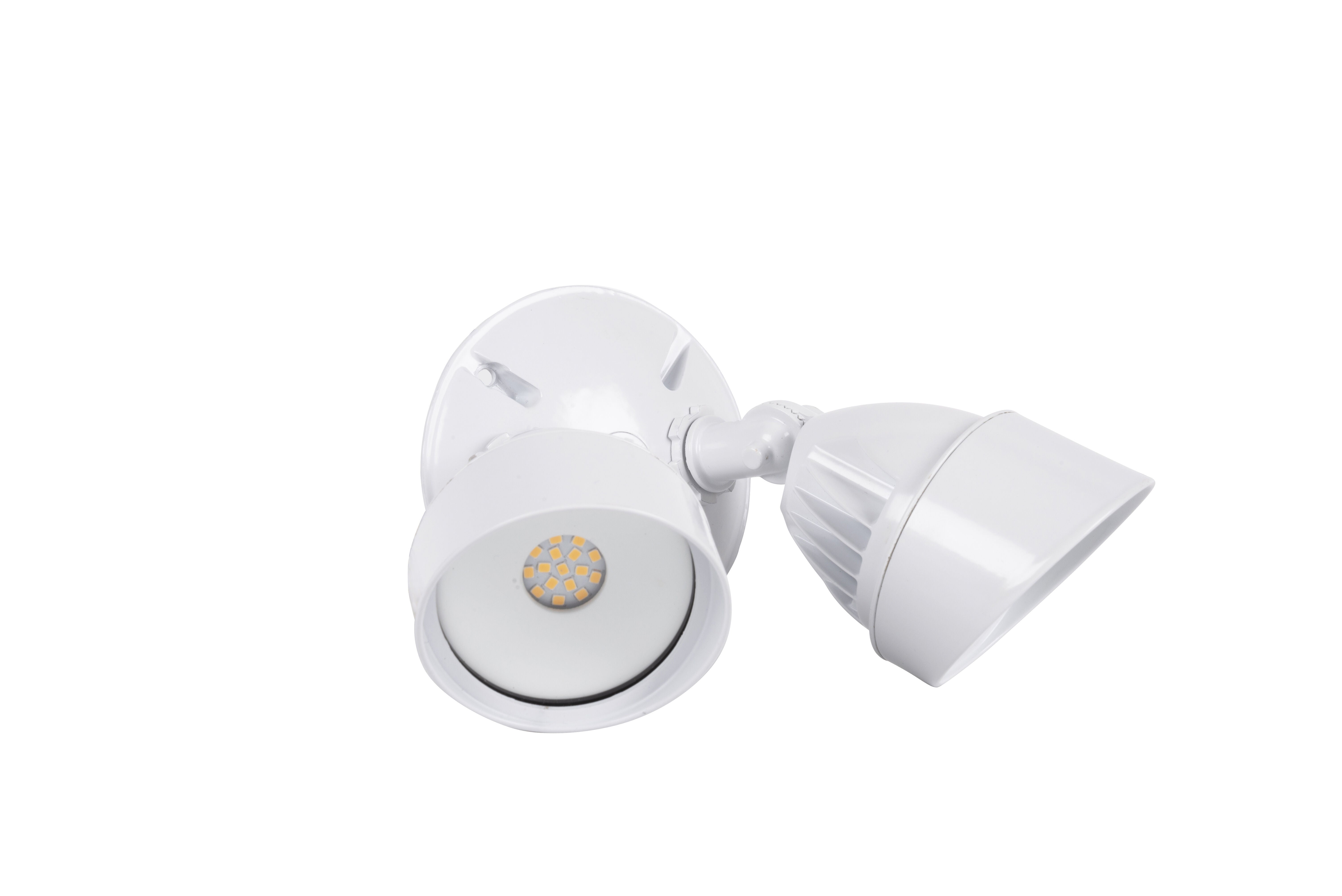 Shown in White finish and Clear glass and Glass shade