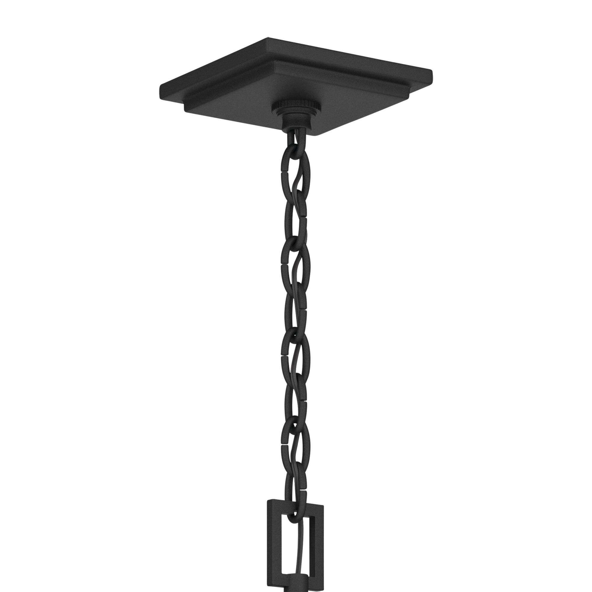 Shown in Textured Black finish and Clear glass