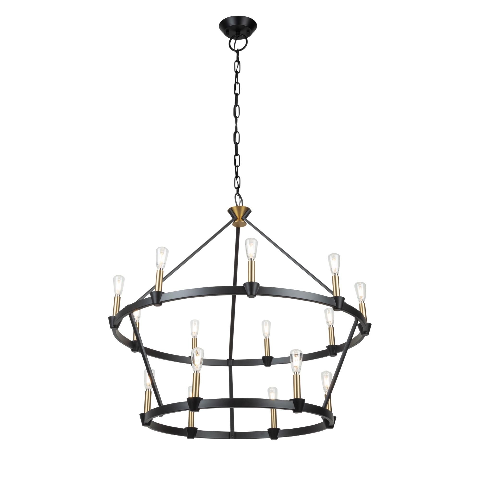 Kevin Kraemer Notting Hill 36 Inch 15 Light Chandelier by Artcraft