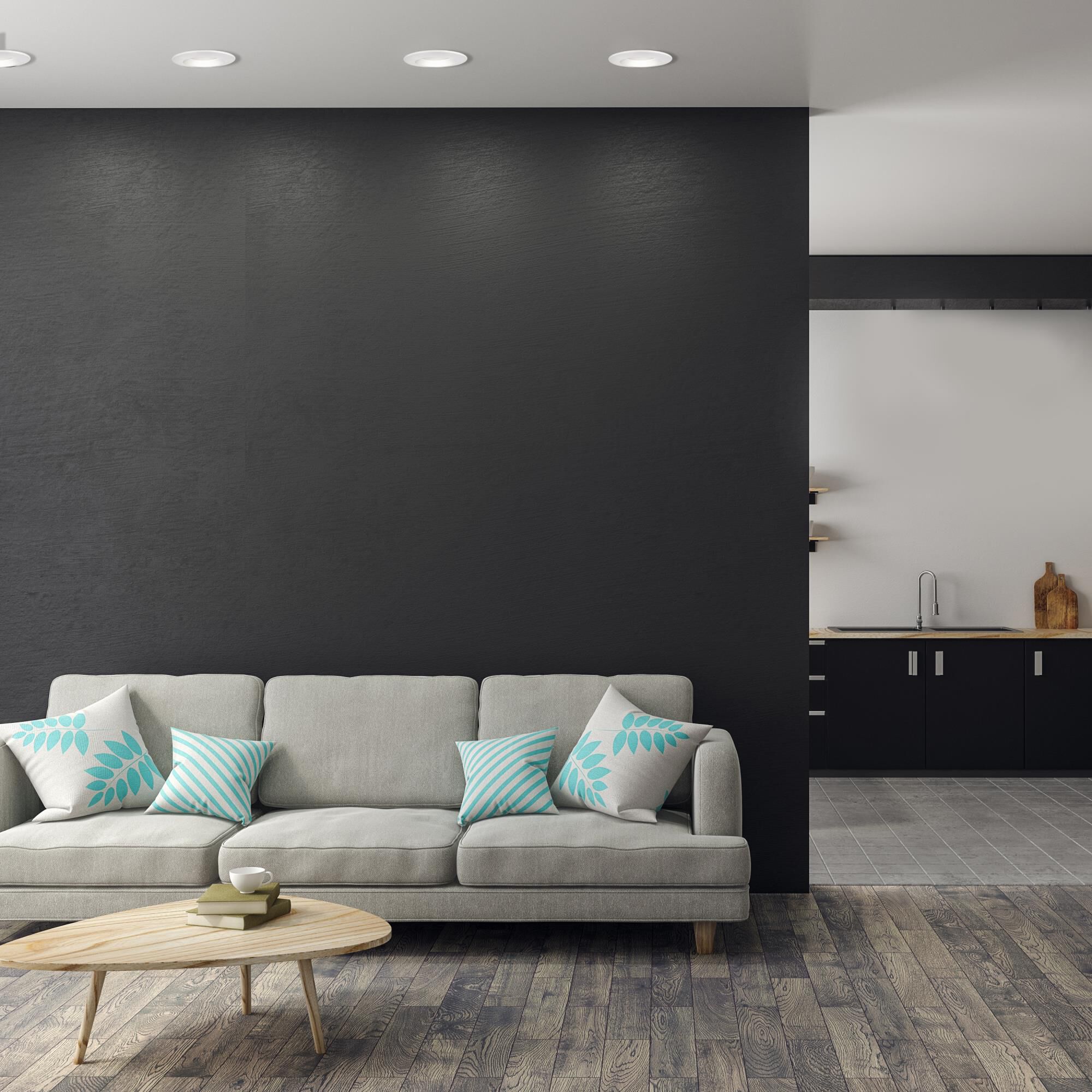 Shown in White finish