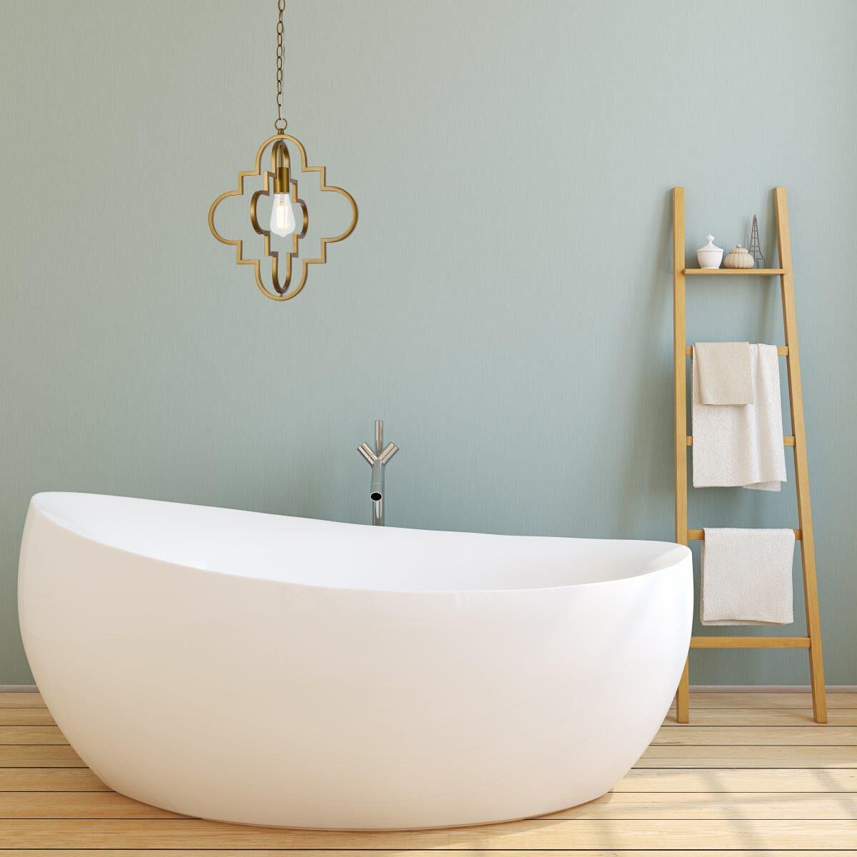 Shown in Brass finish