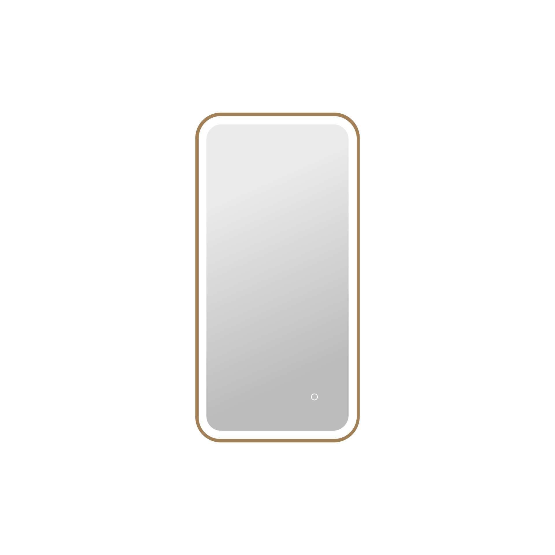 Harmoni 40 Inch Rectangular LED Lighted Mirror by Elegant Decor