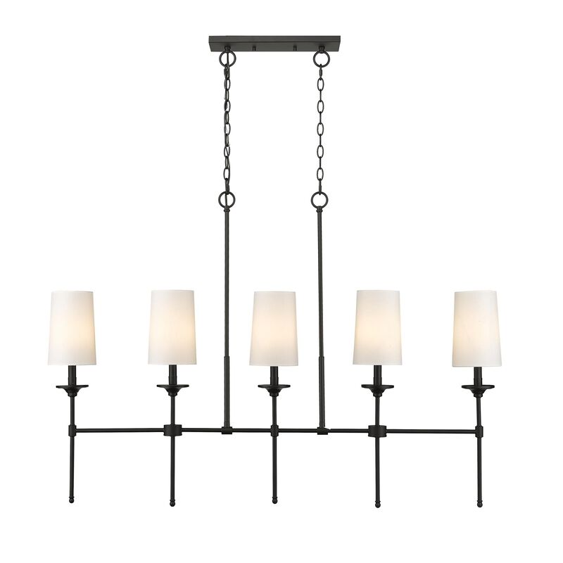 Emily 51 Inch 5 Light Linear Suspension Light by Z-Lite