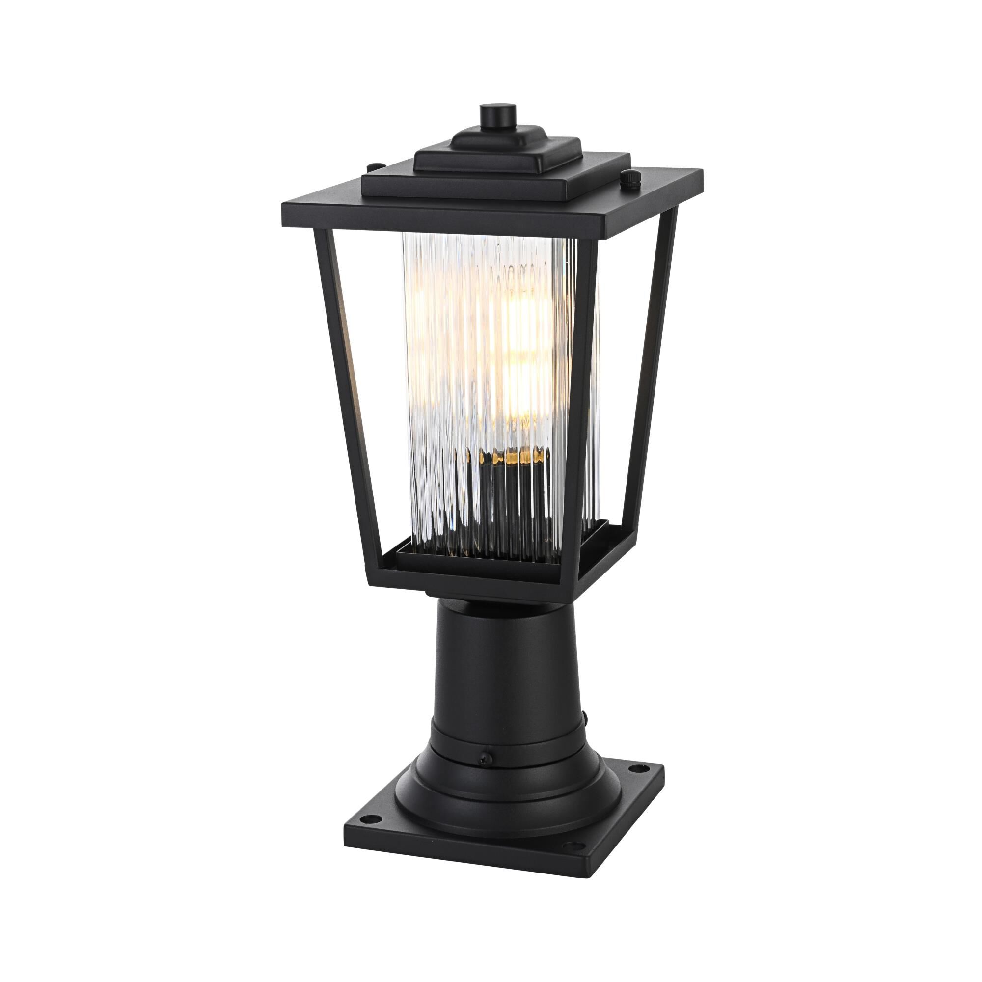 York 16 Inch Outdoor Post Lamp by Elegant Lighting