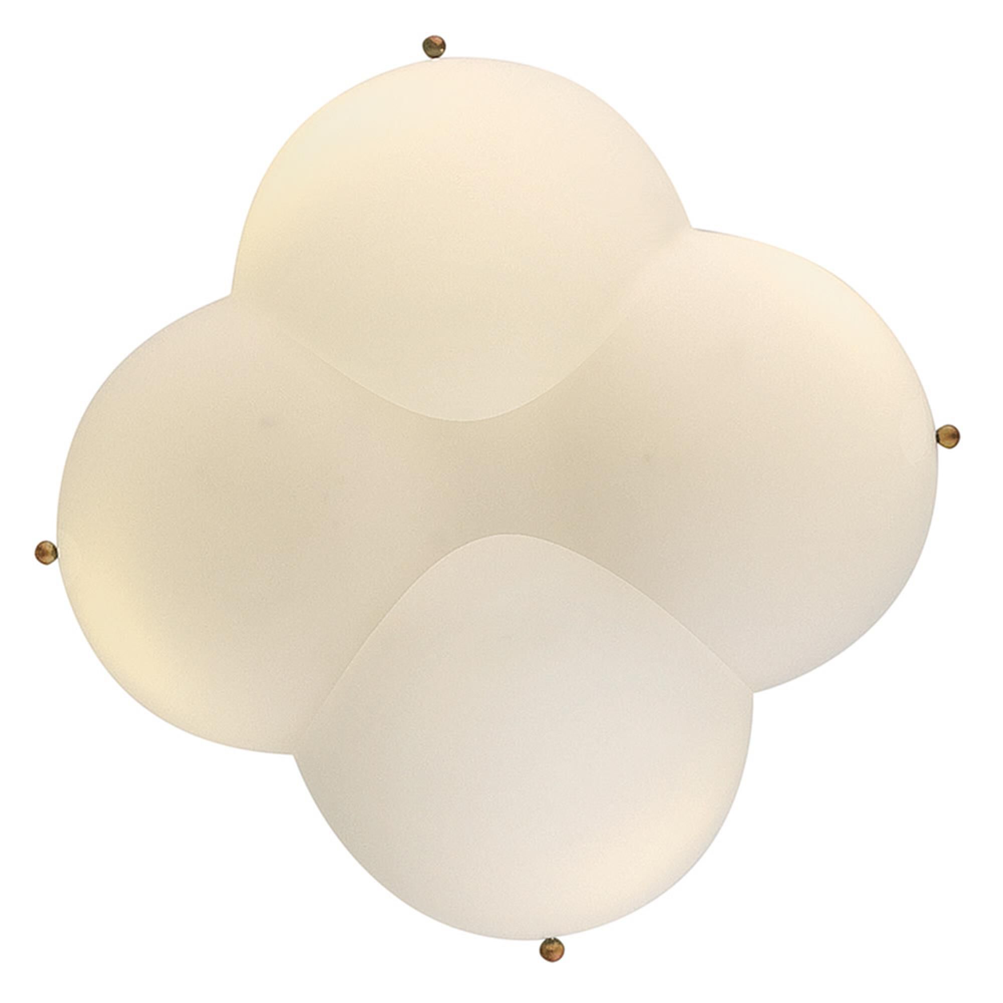 Becca 14 Inch 4 Light Semi Flush Mount,