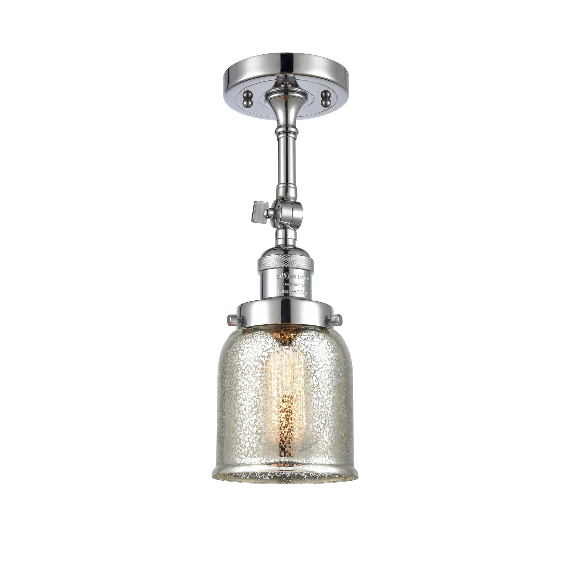 Shown in Polished Chrome finish and Silver Mercury glass