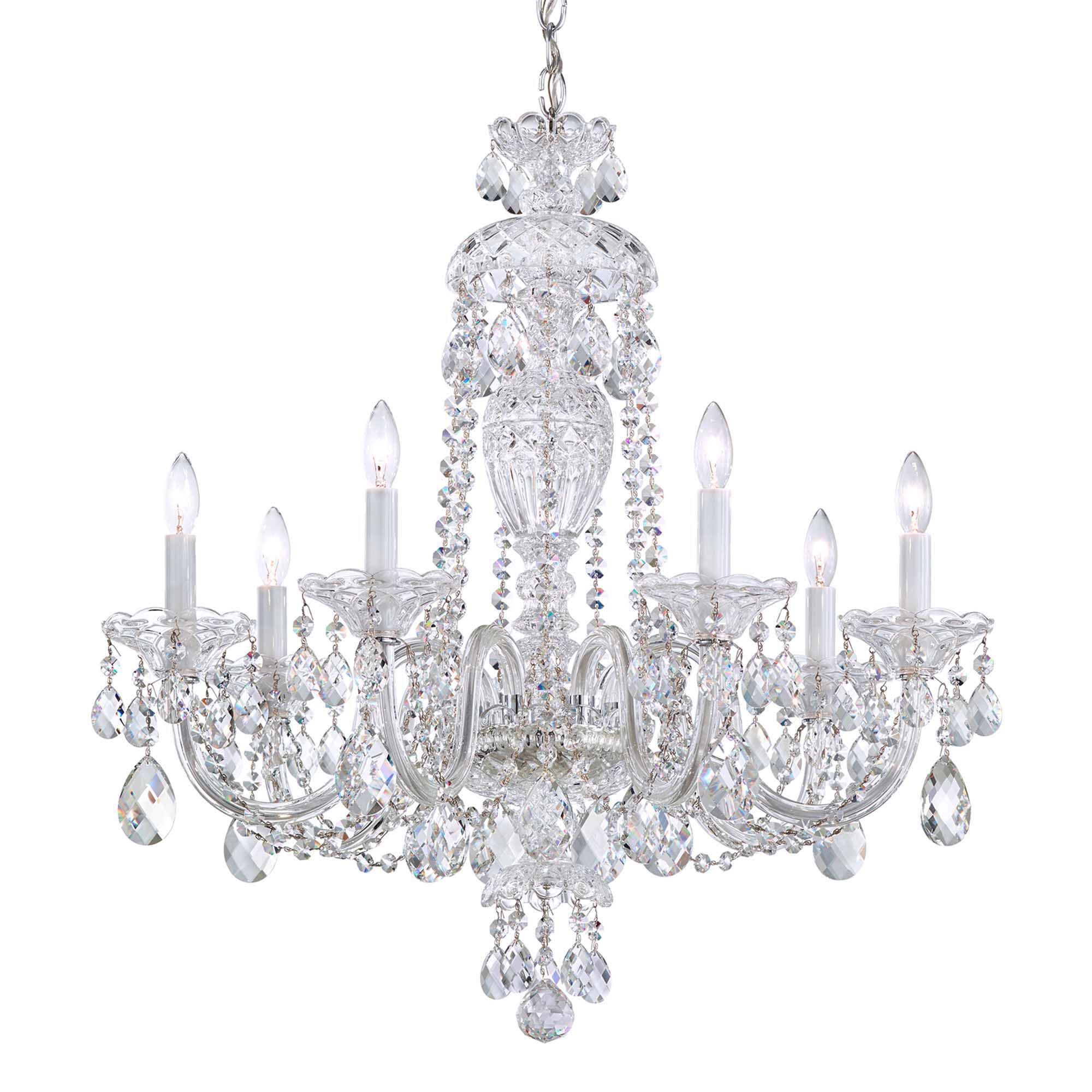 Shown in Silver finish and Clear Radiance crystal