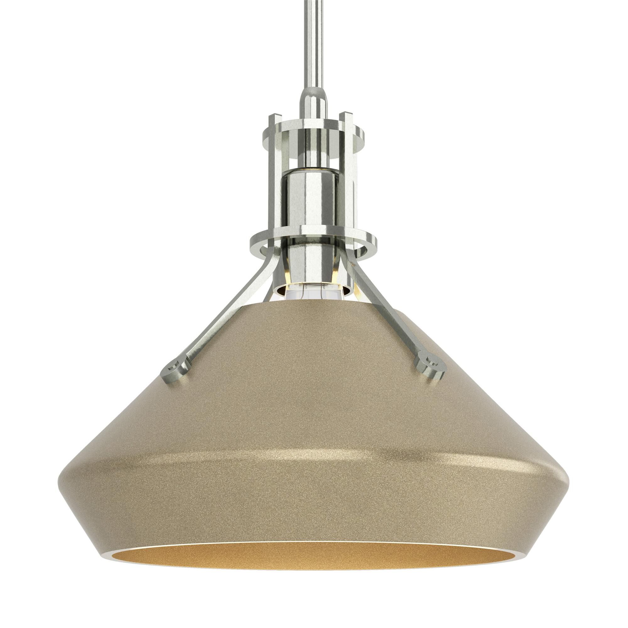 Shown in Sterling finish and Soft Gold  accent