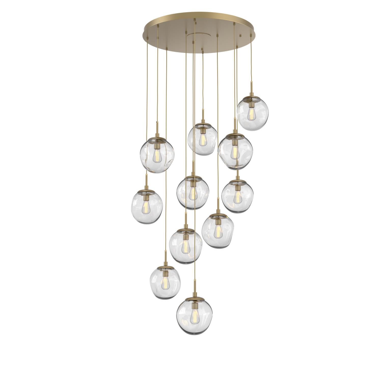 Levi Wilson Nebula 37 Inch 11 Light Multi Light Pendant by Hammerton Studio