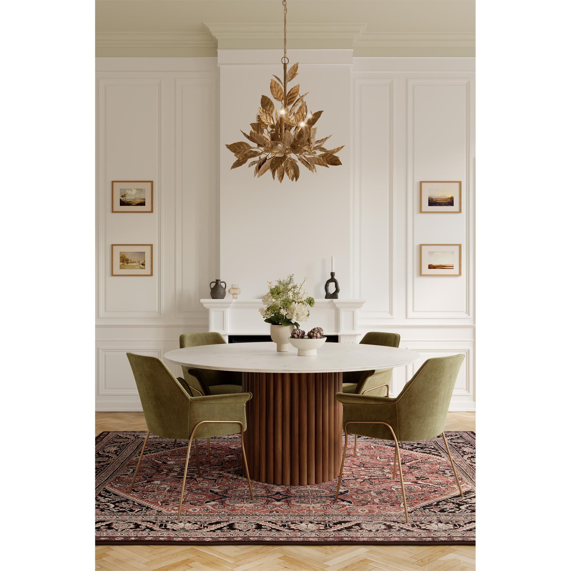 Shown in Weathered Gold finish