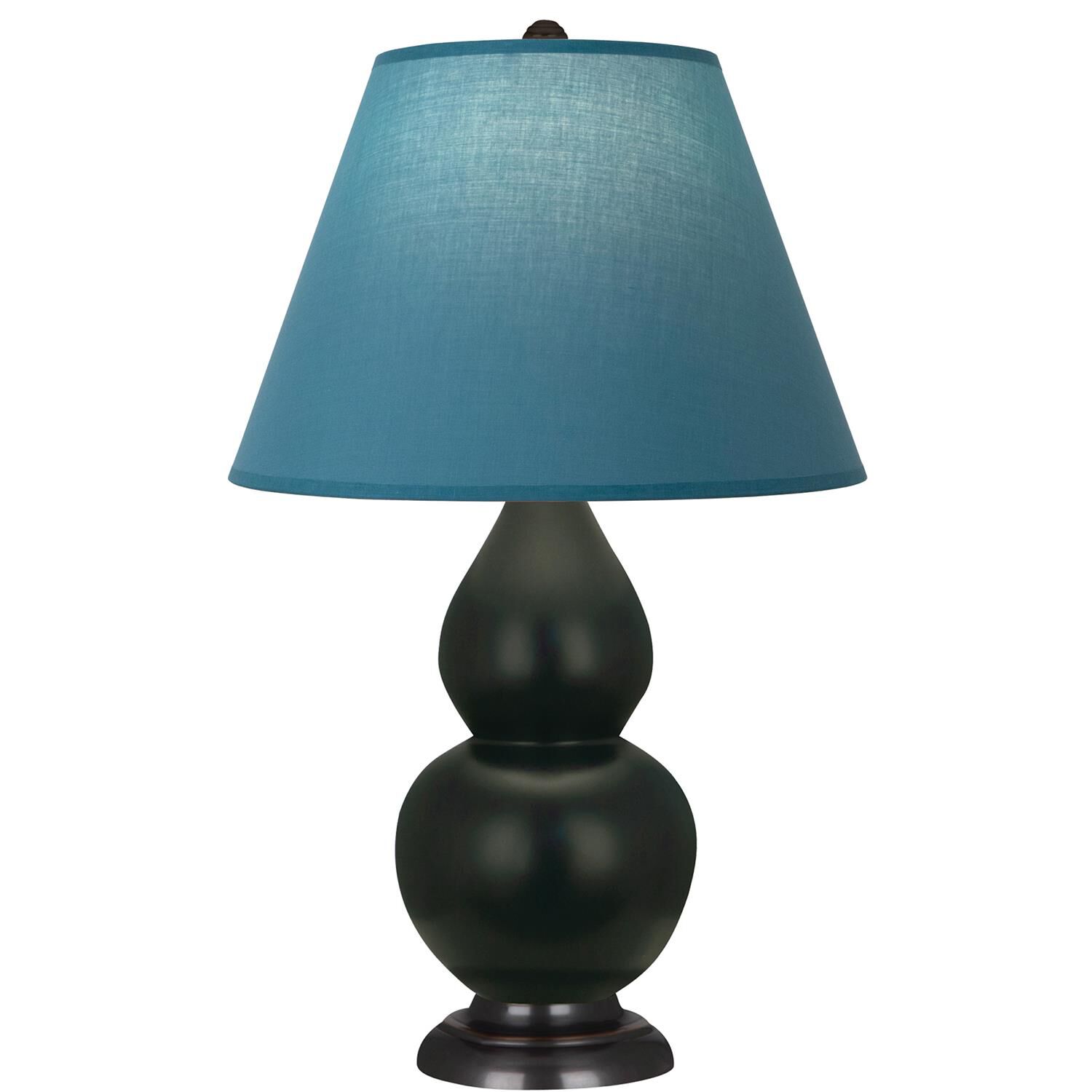 Shown in Matte Obsidian finish and Bright Blue and Gray shade and Deep Patina Bronze accent