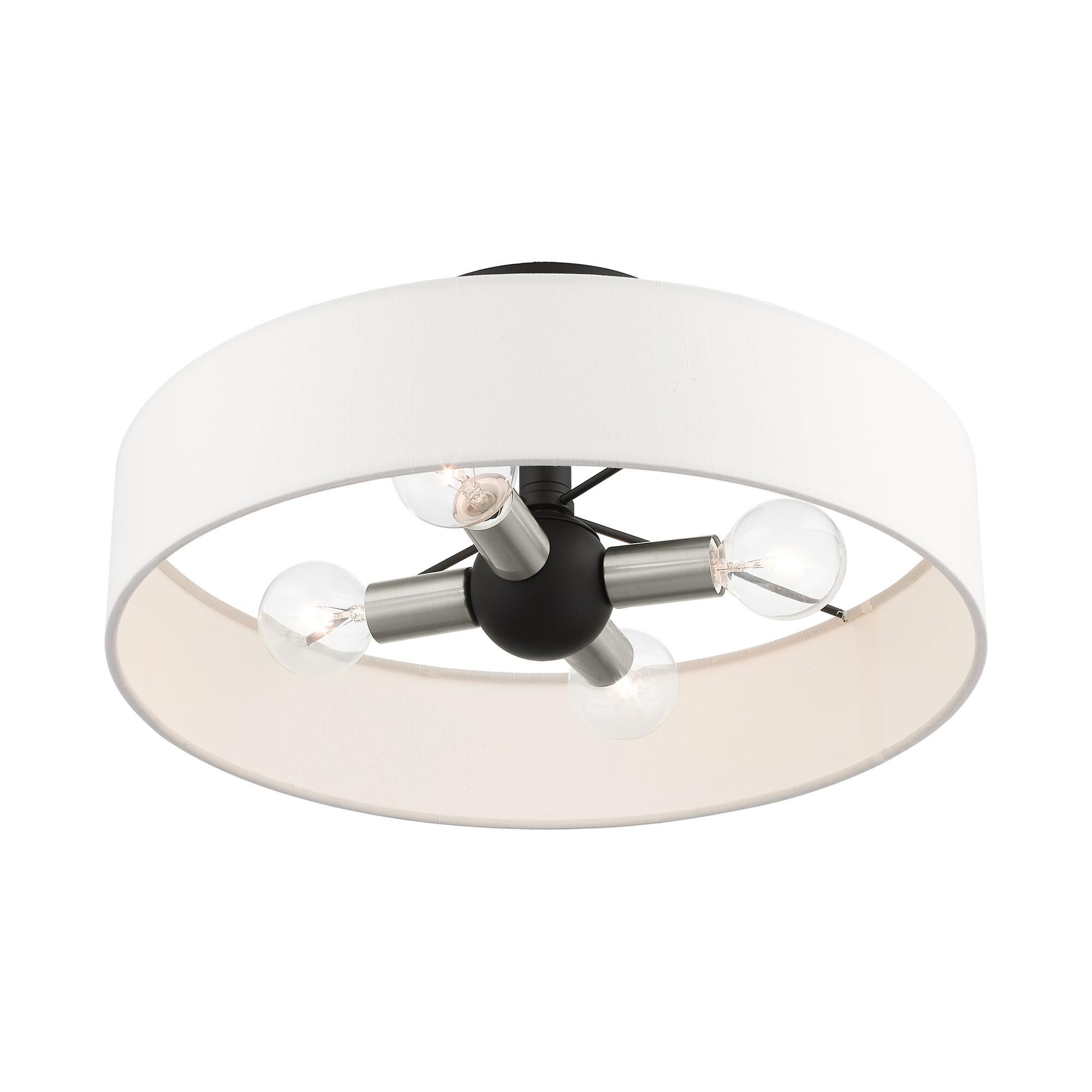 Venlo 14 Inch 4 Light Semi Flush Mount by Livex Lighting