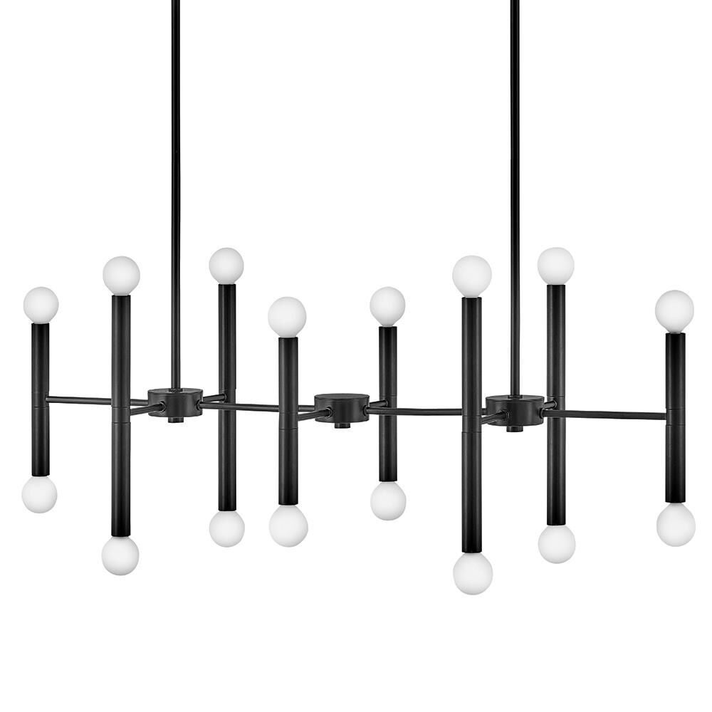 Millie 39 Inch 16 Light Linear Suspension Light by Lark
