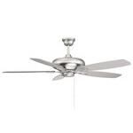 Shown in Satin Nickel finish and White Frosted glass