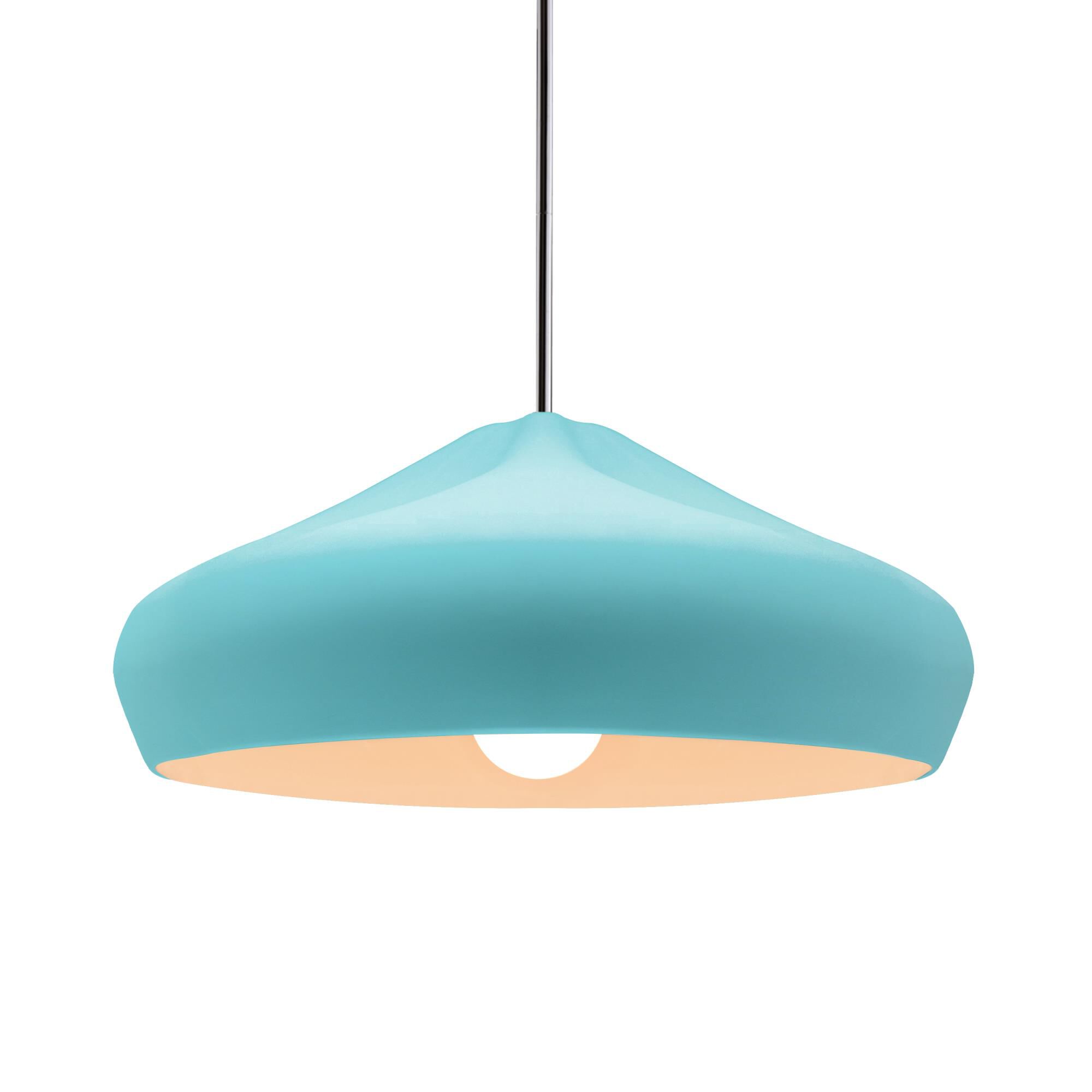 Shown in Polished Chrome finish and Reflecting Pool shade