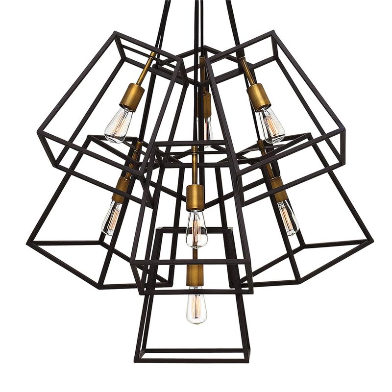 Fulton 28 Inch 7 Light Multi Light Pendant by Hinkley