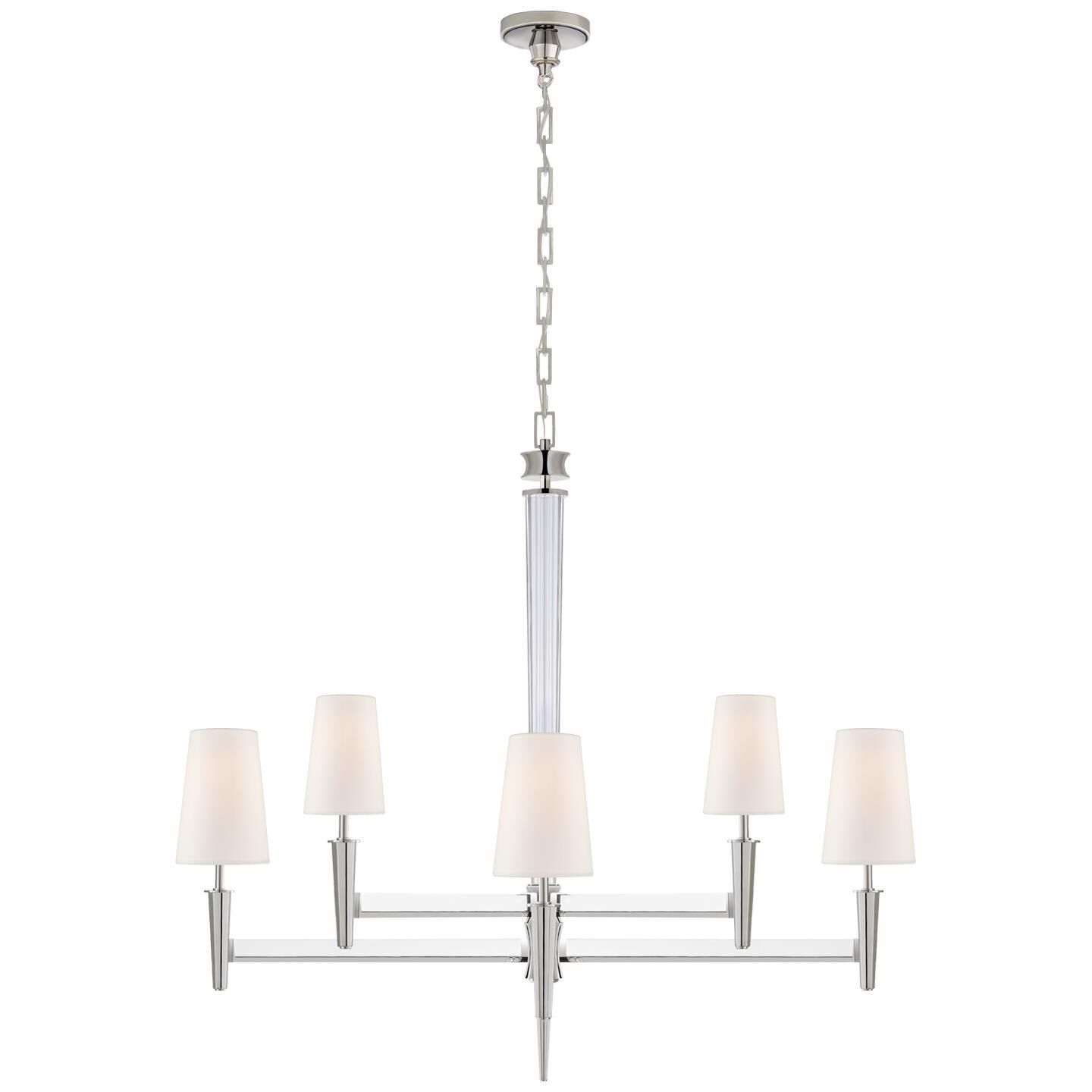 Thomas O'Brien Lyra 42 Inch 8 Light Chandelier by Visual Comfort Signature Collection