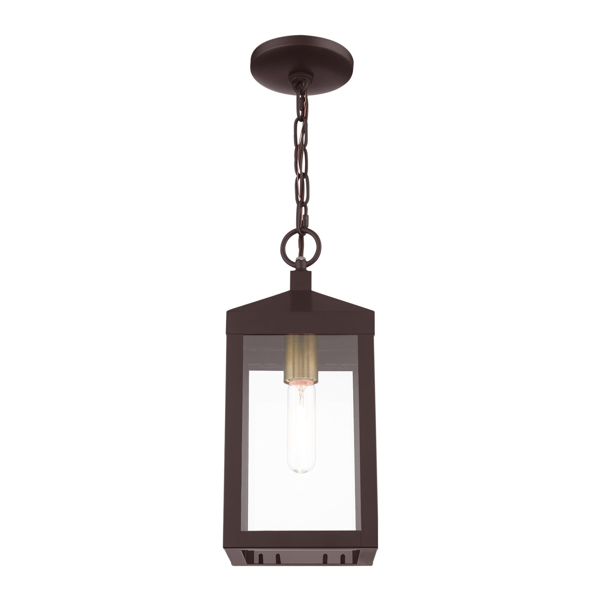 Livex Lighting Nyack 14 Inch Tall Outdoor Hanging Lantern