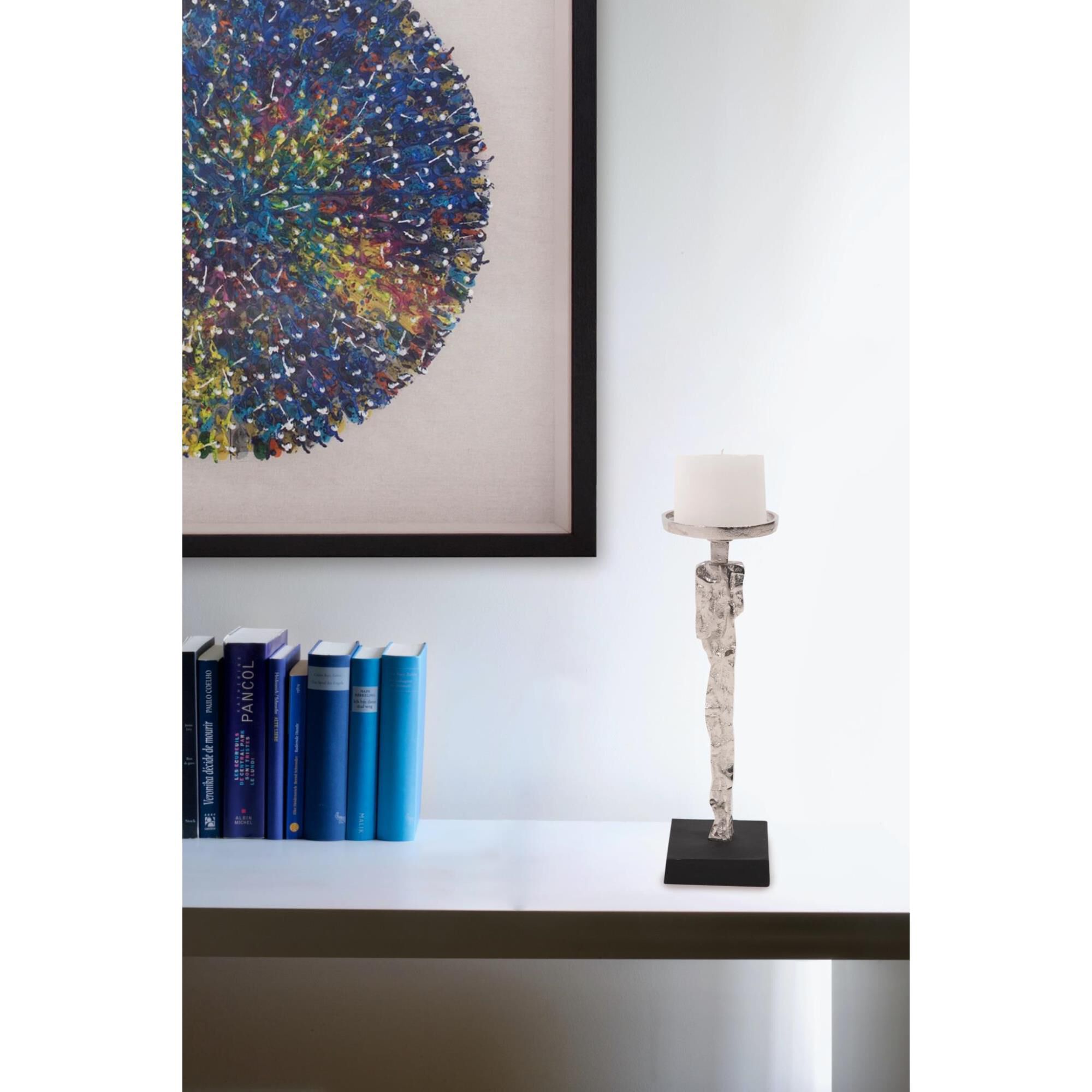 Abstract Figure Candle Holder Short Candle Holder by Howard Elliott Collection