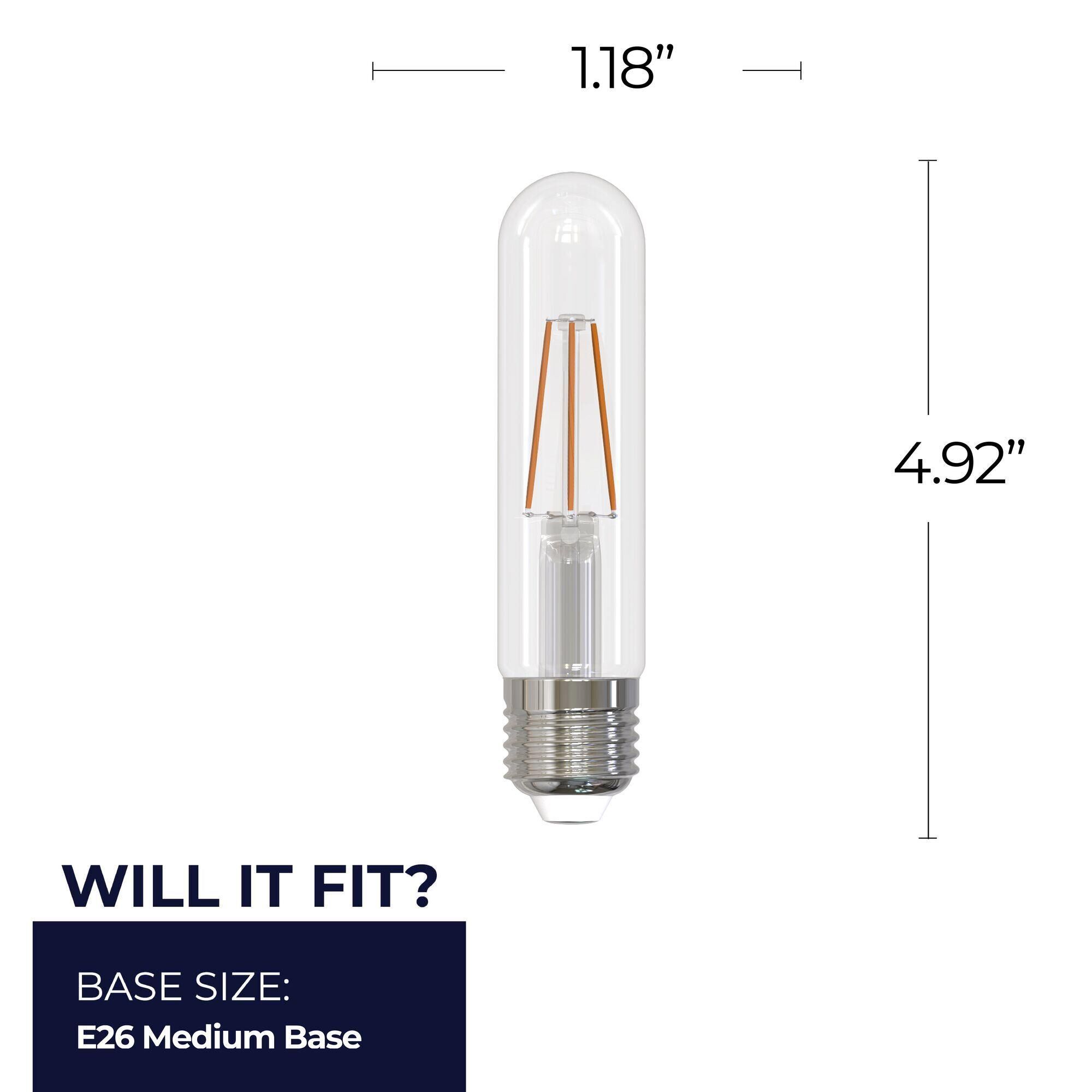 Clear T5 Base E26 5000K LED Light Bulb by Bulbrite
