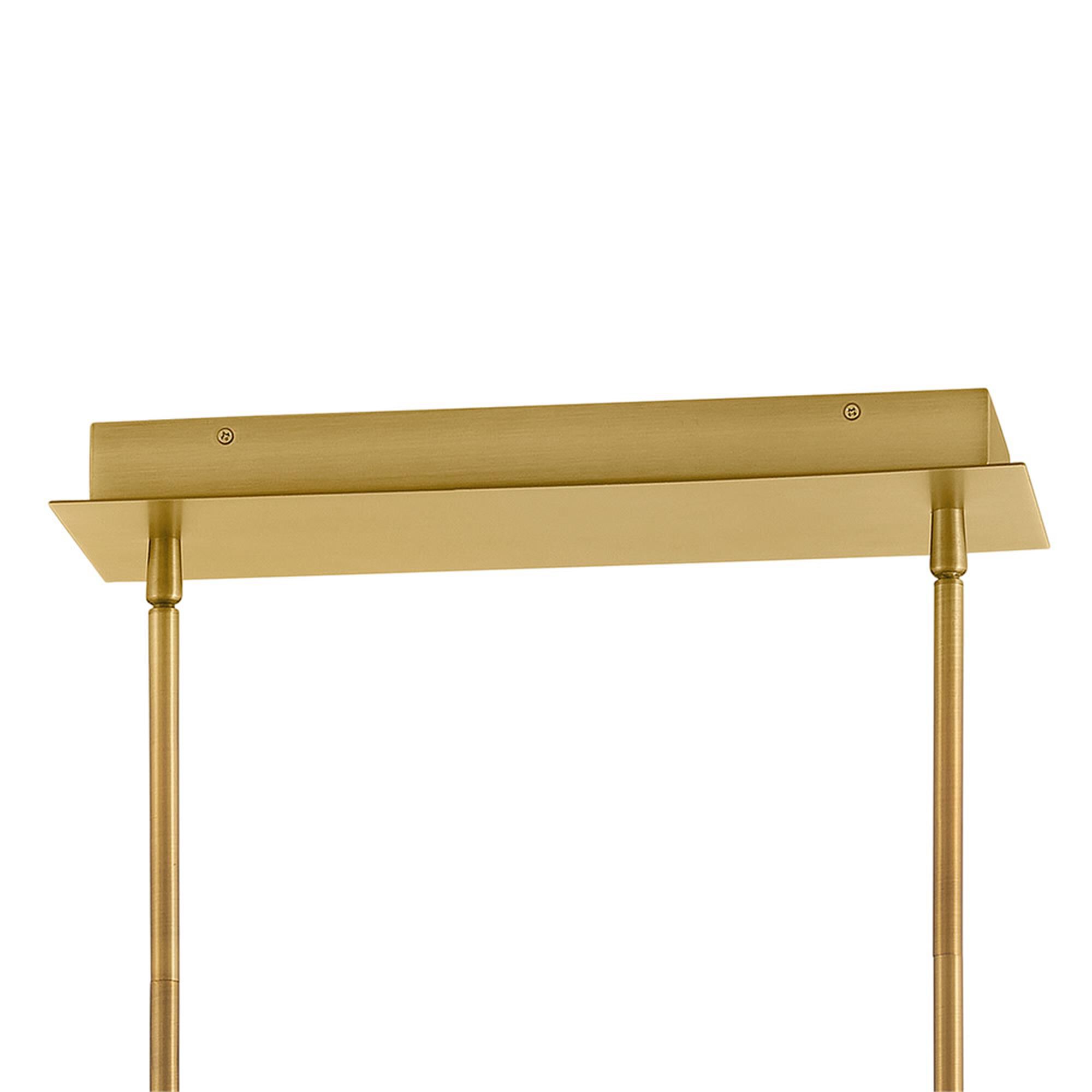 Shown in Lacquered Brass finish and Polycarbonate Lens glass