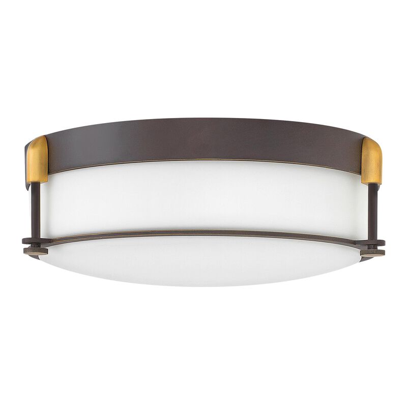 Colbin 16 Inch 3 Light Flush Mount by Hinkley