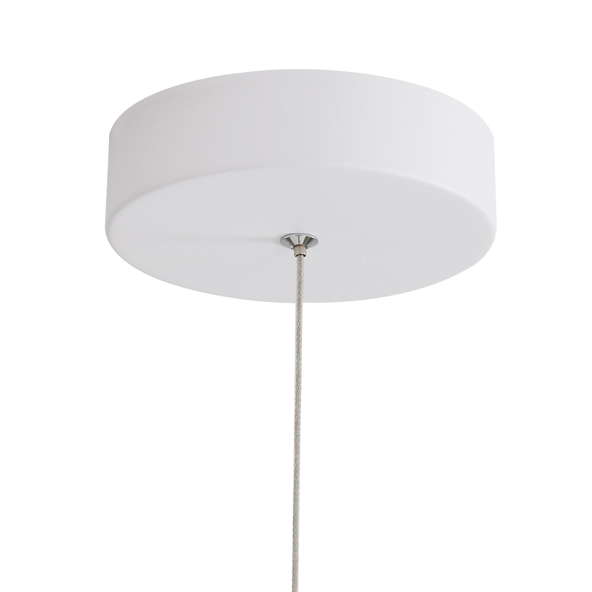 Shown in Sand White finish and Bronze shade