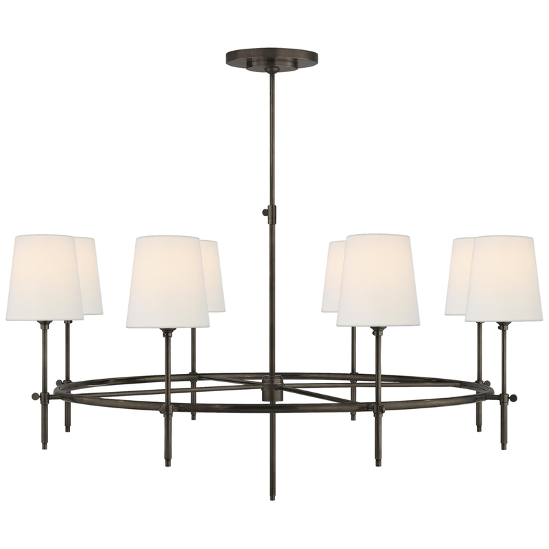 Thomas O'Brien Bryant 42 Inch 8 Light Chandelier by Visual Comfort Signature Collection