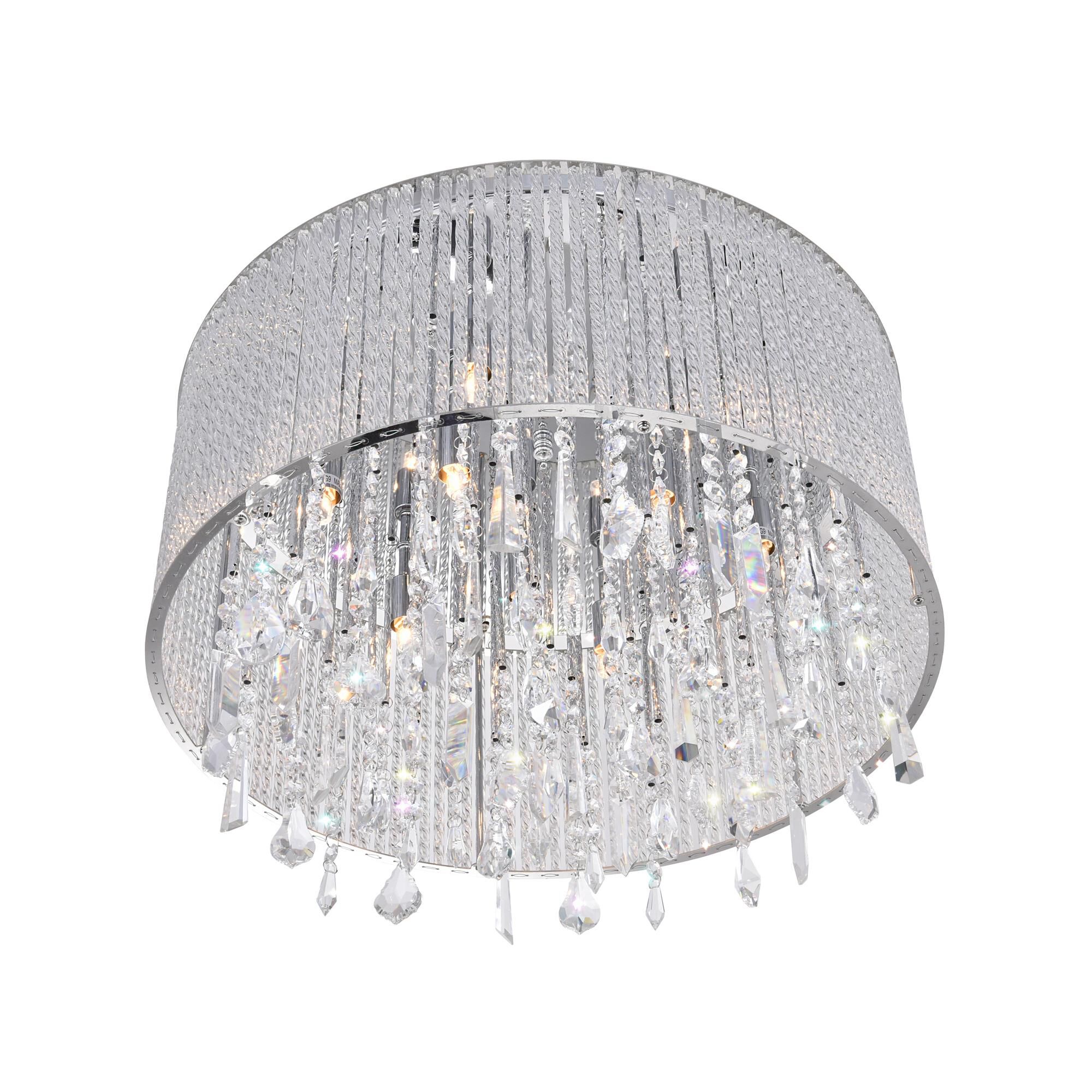 Benson 16 Inch 6 Light Flush Mount by CWI Lighting