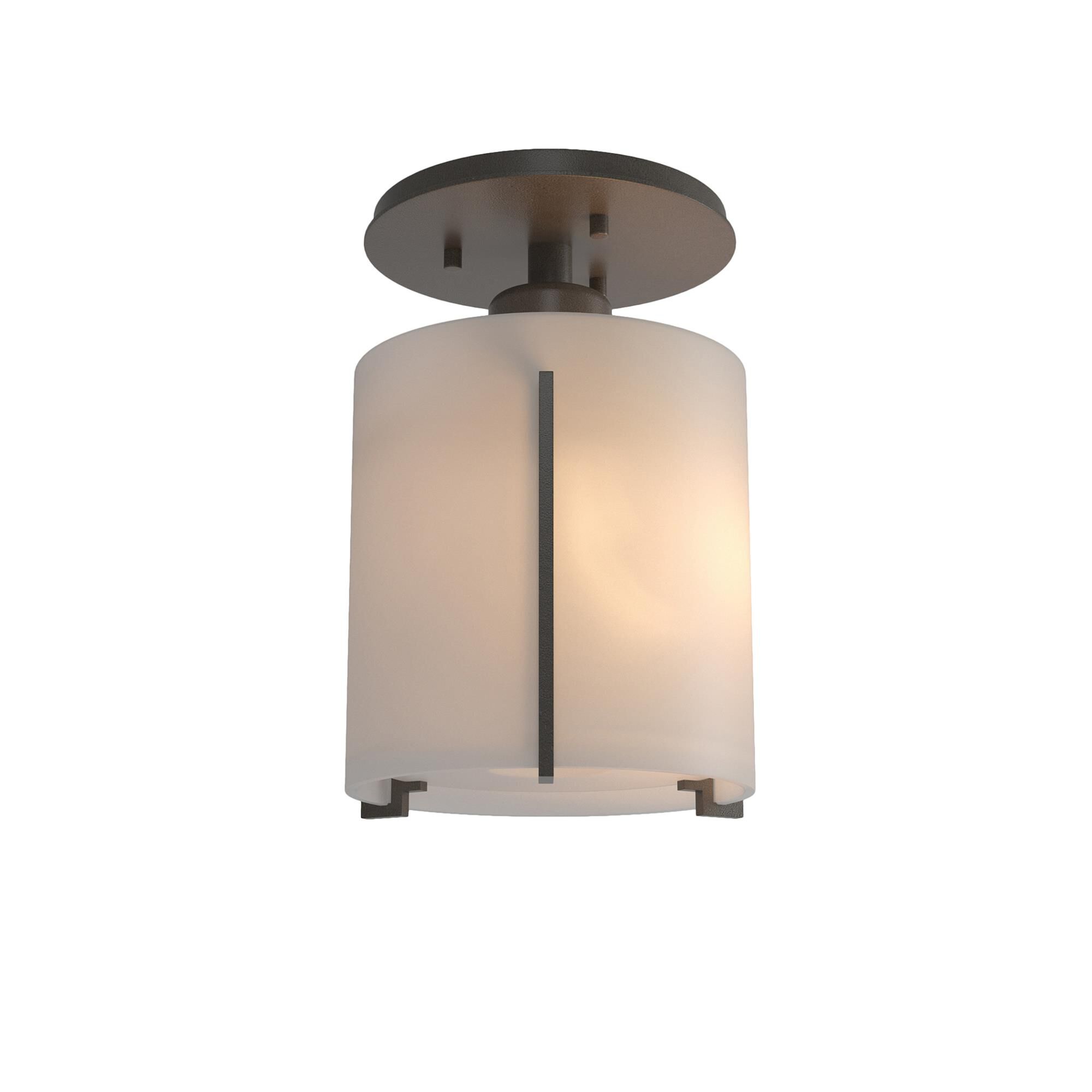Exos 6 Inch 1 Light Semi Flush Mount by Hubbardton Forge