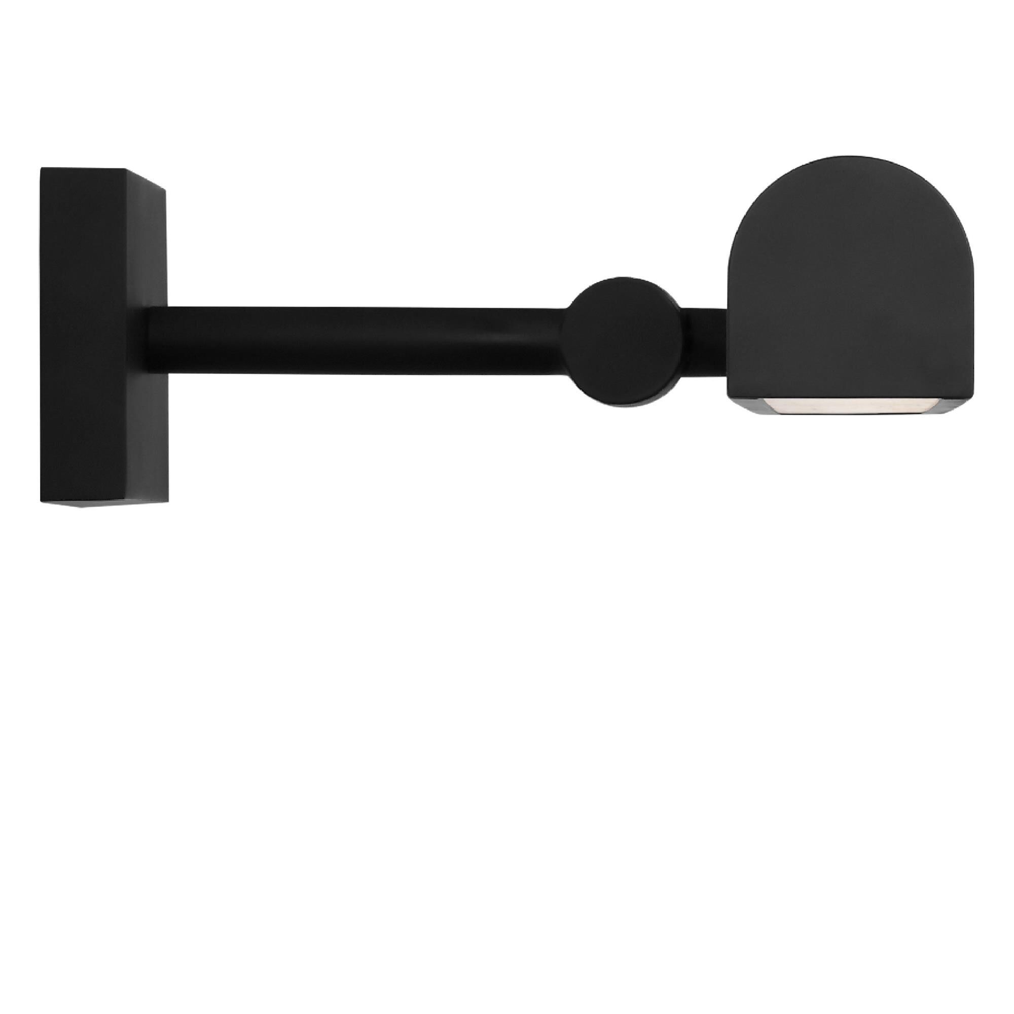 Shown in Midnight Black finish and White Acrylic Diffuser shade