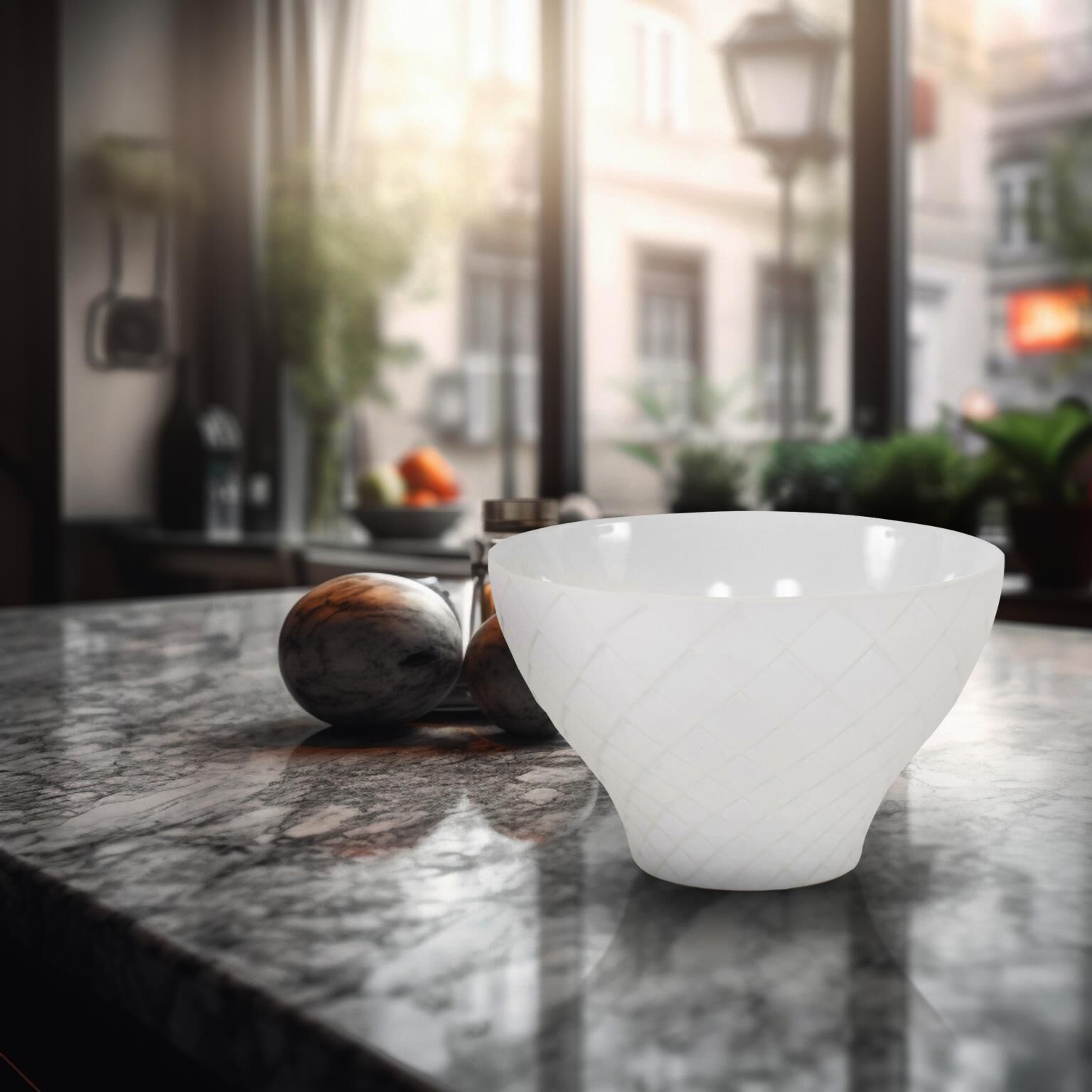 Harlequin Earnware Vase-Urn by Howard Elliott Collection