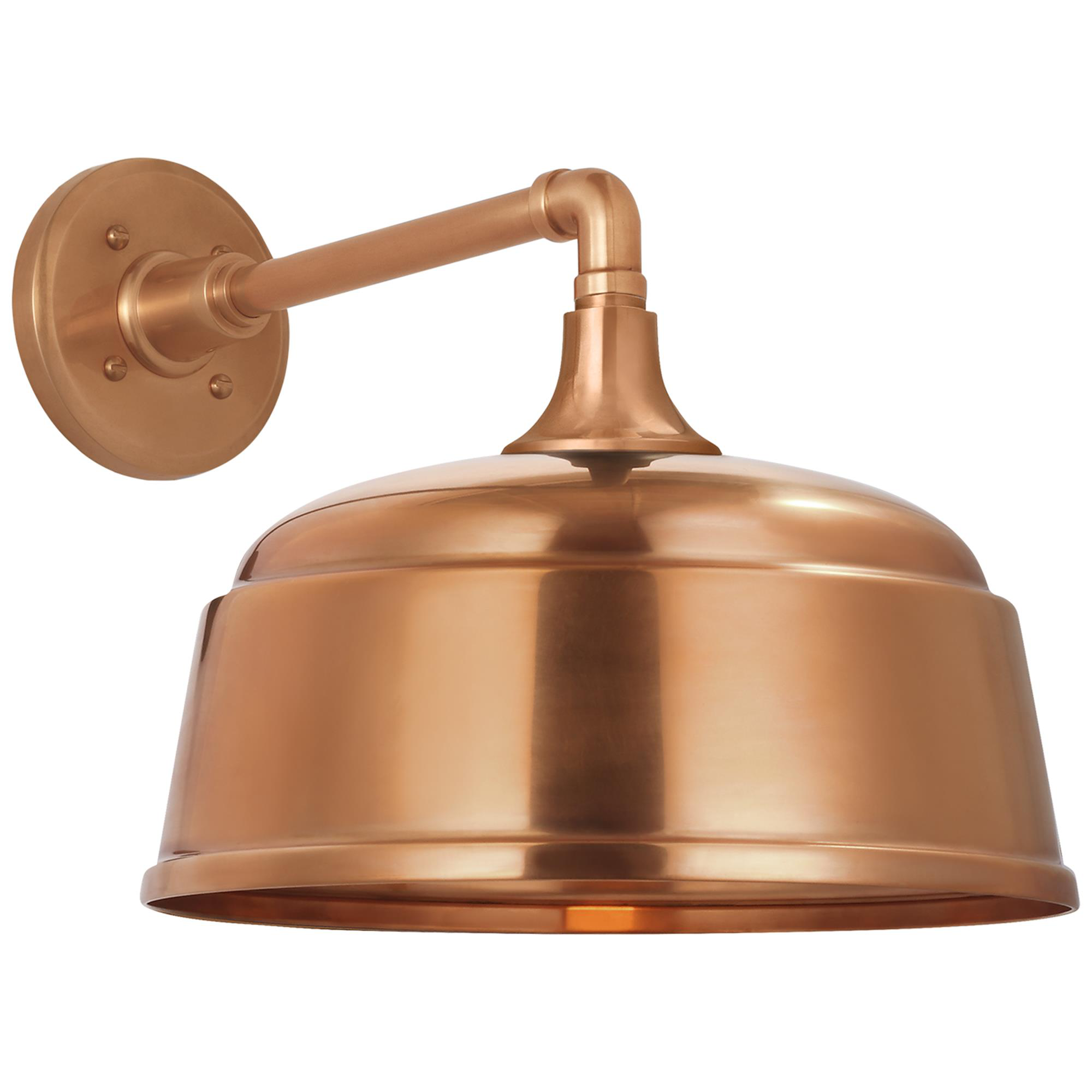 Shown in Soft Copper finish and Soft Copper Rockhouse shade